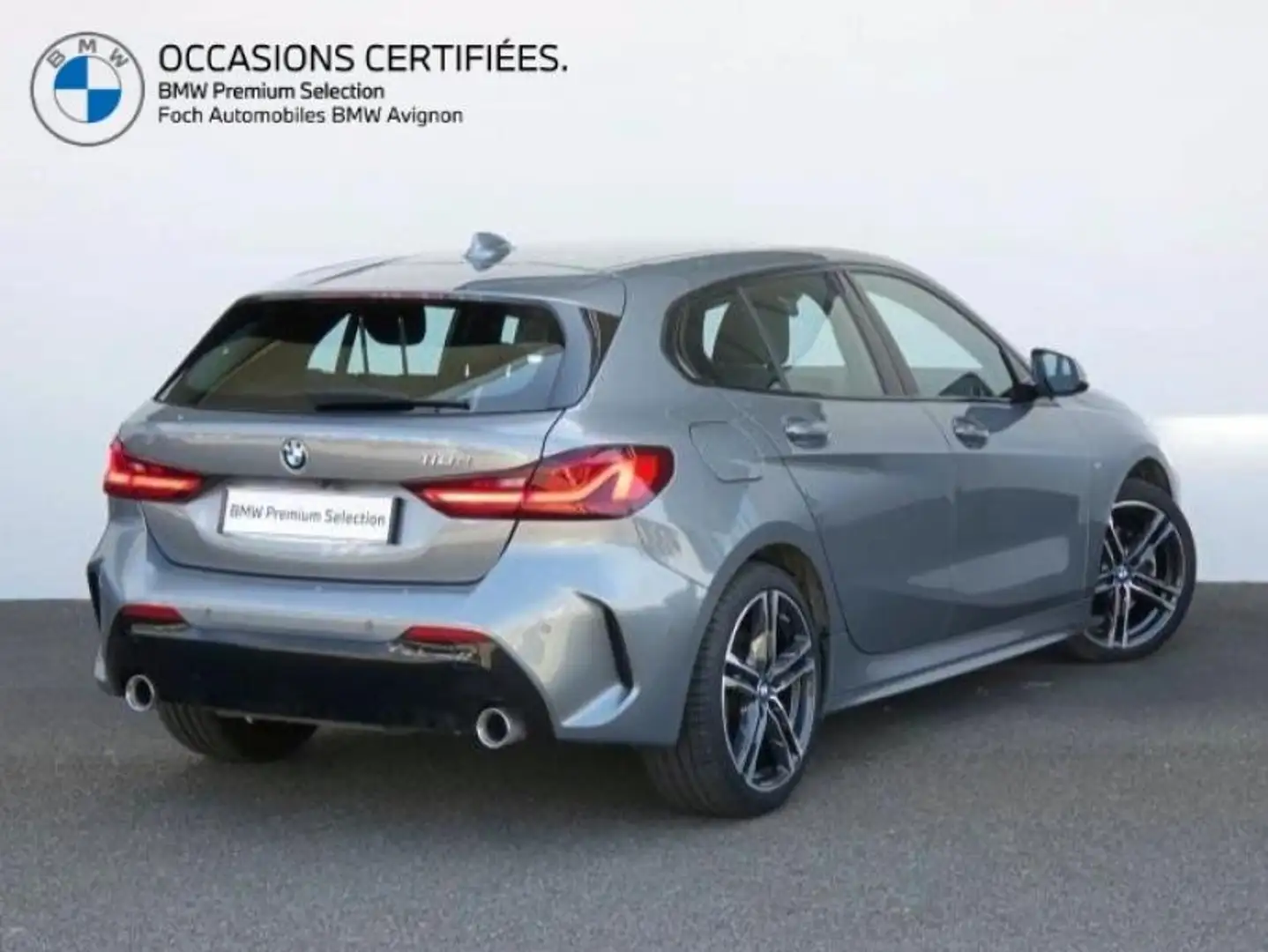 BMW 118 118dA 150ch M Sport 8cv Gris - 2