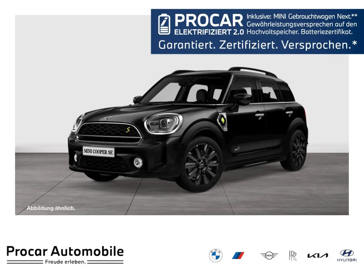 MINI Cooper SE Countryman Cooper SE Countryman ALL4 RFK NAVI LED PDC V+H Schwarz - 1