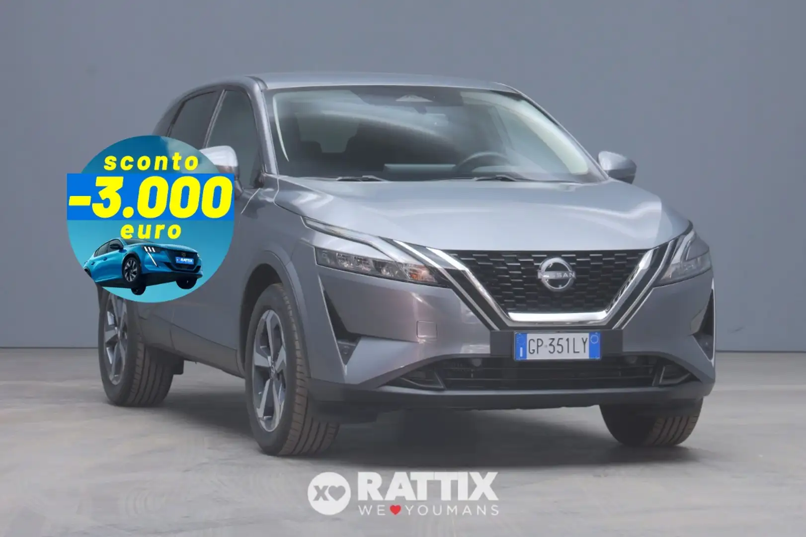 Nissan Qashqai 1.3 Mhev 140CV N-Connecta Grigio - 1