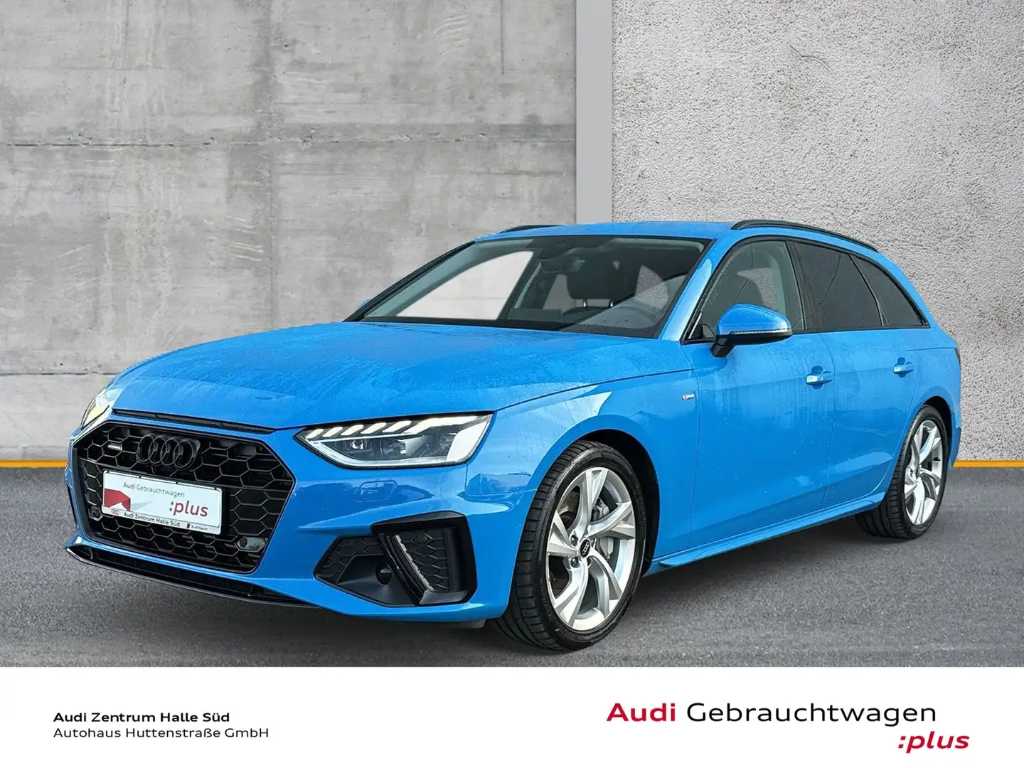 Audi A4 Avant 45 TFSI qu S line MATRIX VIRTUAL AHK Blau - 1