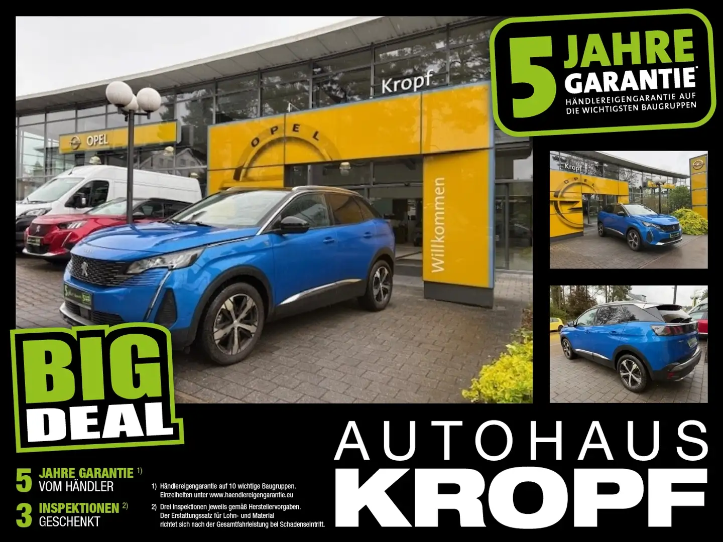 Peugeot 3008 1.2 PureTechRoad Trip TempomatSHZNAVIab2,99 Bleu - 1