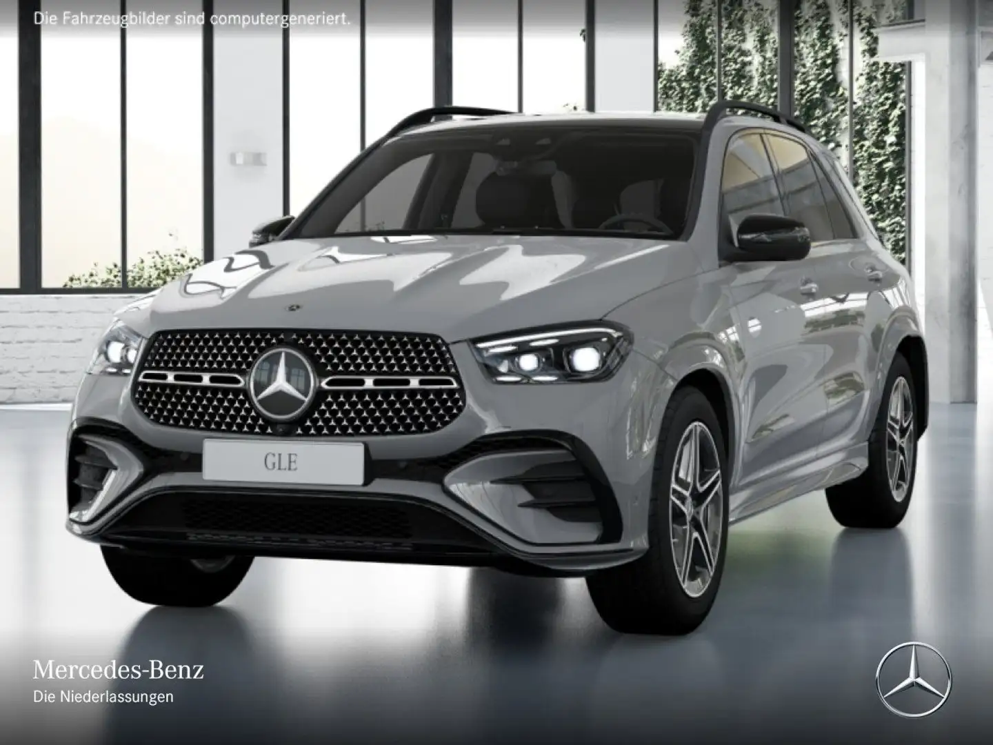 Mercedes-Benz GLE 450 d 4M AMG+NIGHT+PANO+360+AHK+MULTIBEAM+20" Grau - 2