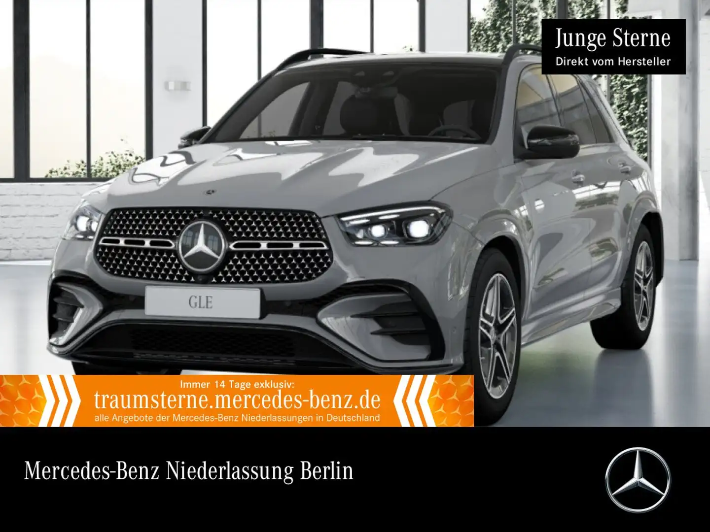 Mercedes-Benz GLE 450 d 4M AMG+NIGHT+PANO+360+AHK+MULTIBEAM+20" Grau - 1
