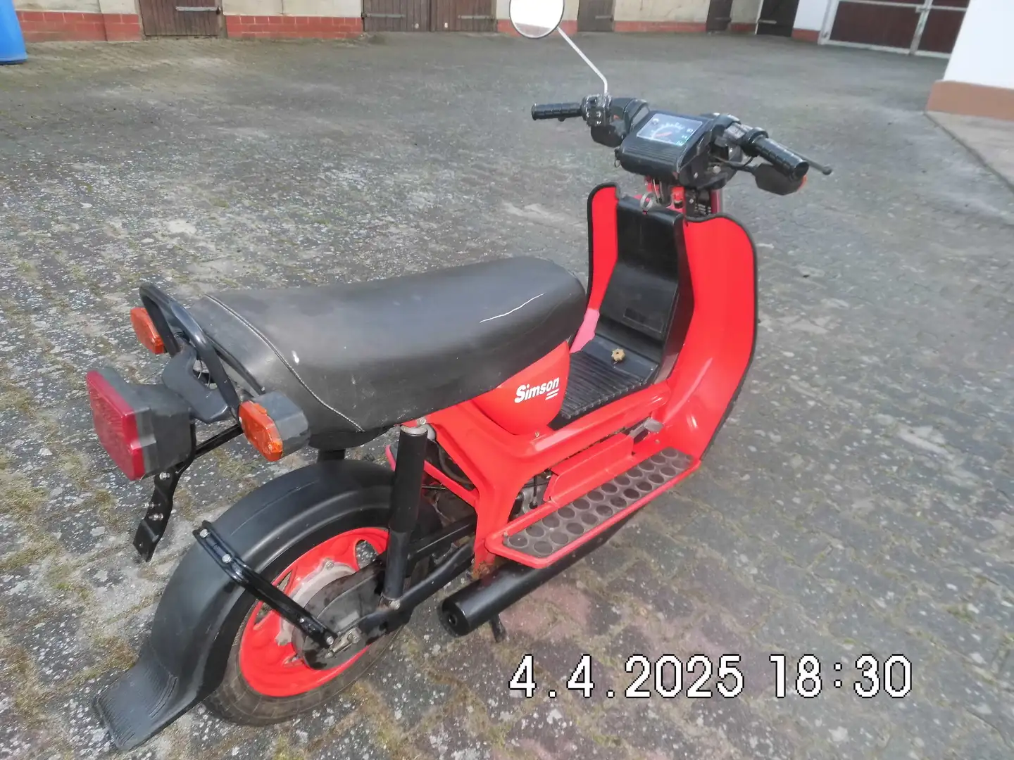 Simson SR 50 SR50/1 Originalzustand fahrtüchtig PVL, Papiere Rot - 2