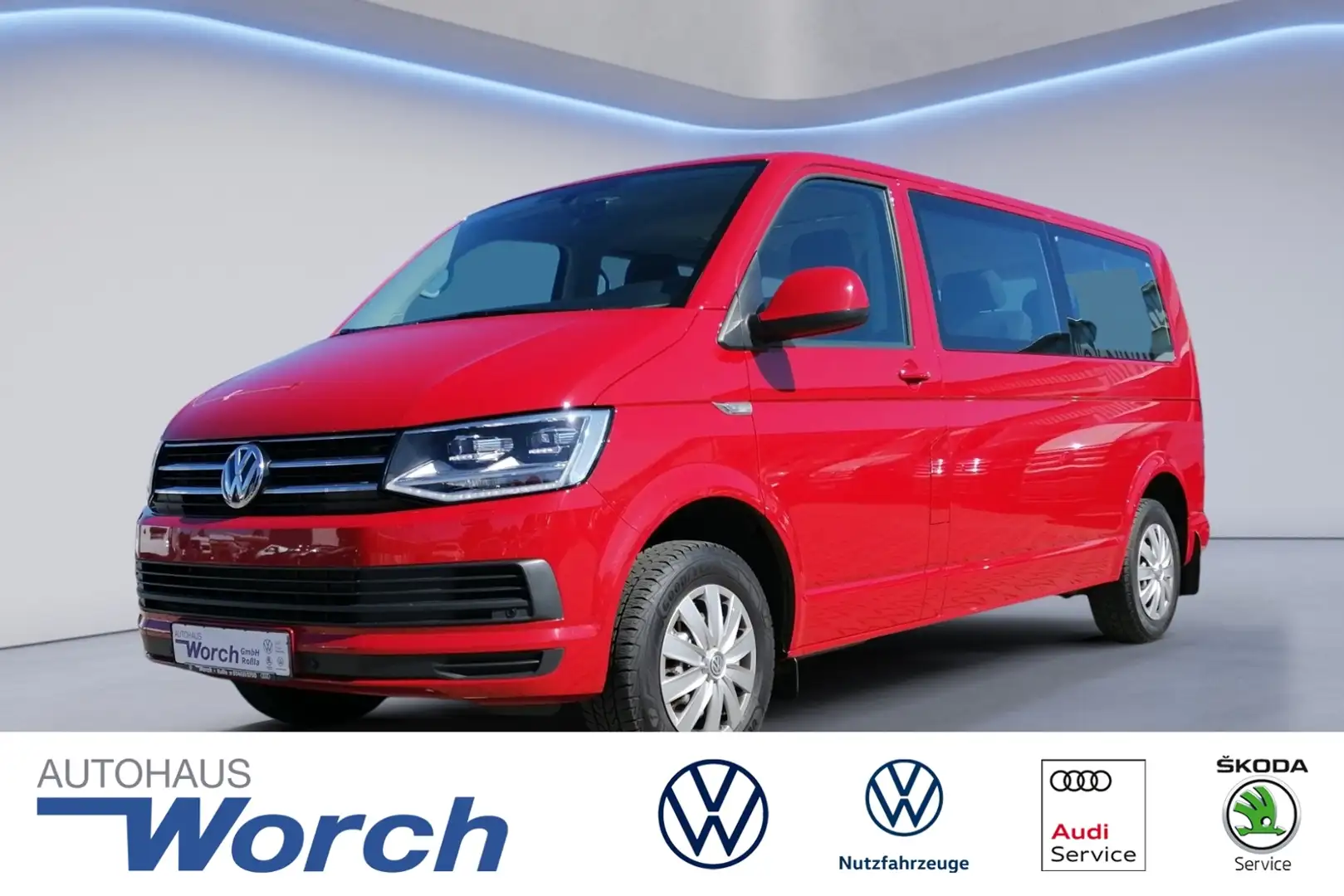 Volkswagen T6 Caravelle 2.0 TDI DSG Comfortline LR  AHK+ Rot - 1