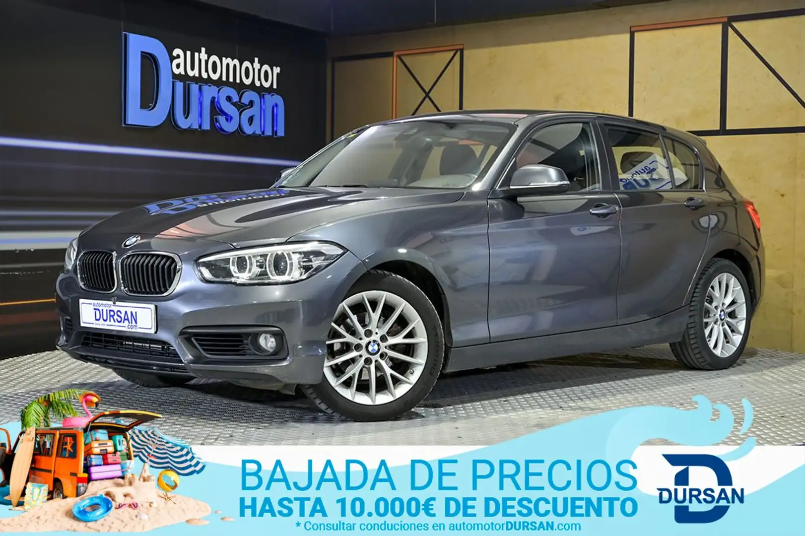 BMW 118 118dA Gris - 1