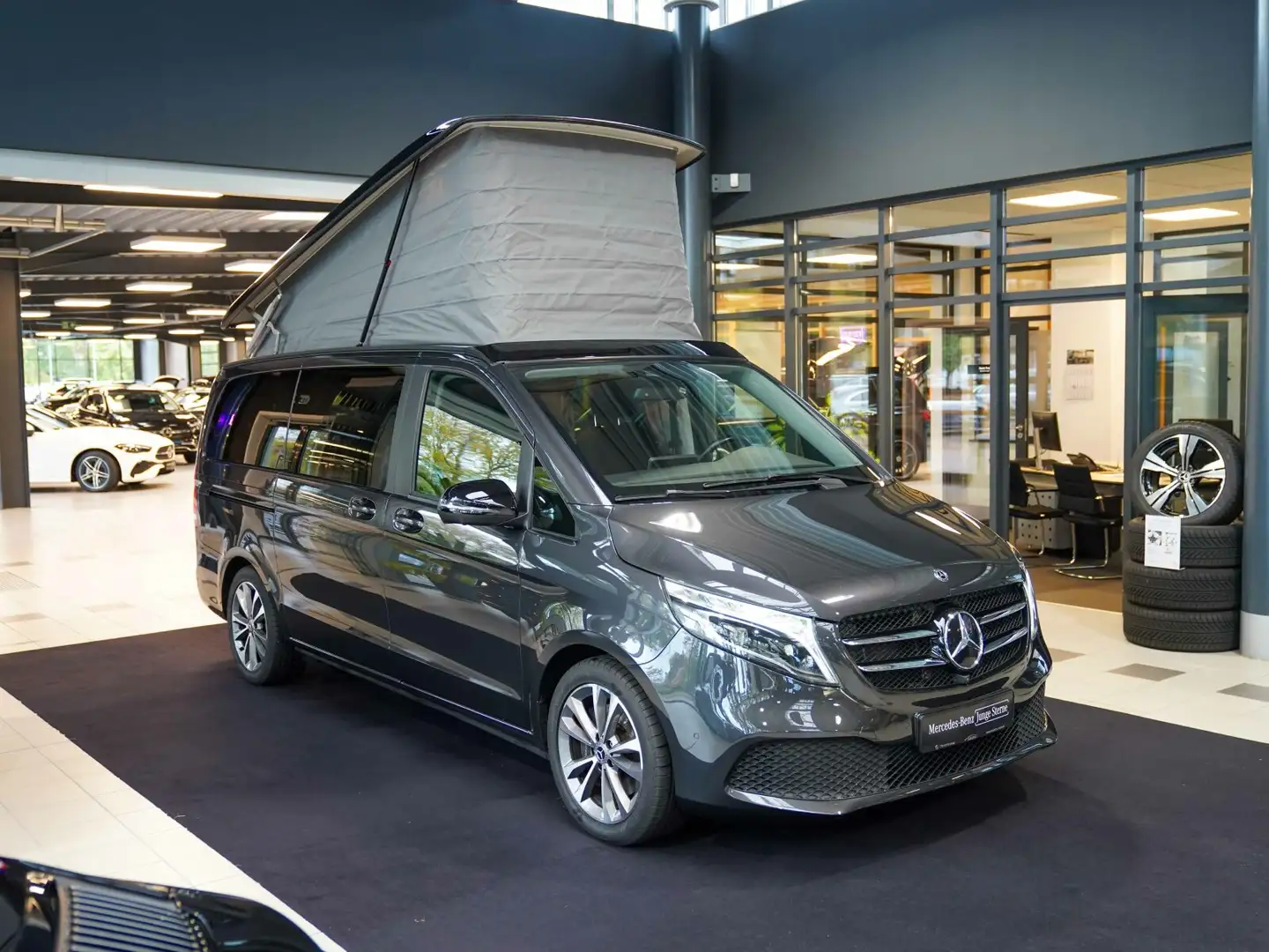 Mercedes-Benz V 250 Marco Polo 250 d HORIZON 7-Sitzer Schiebedach Grau - 2