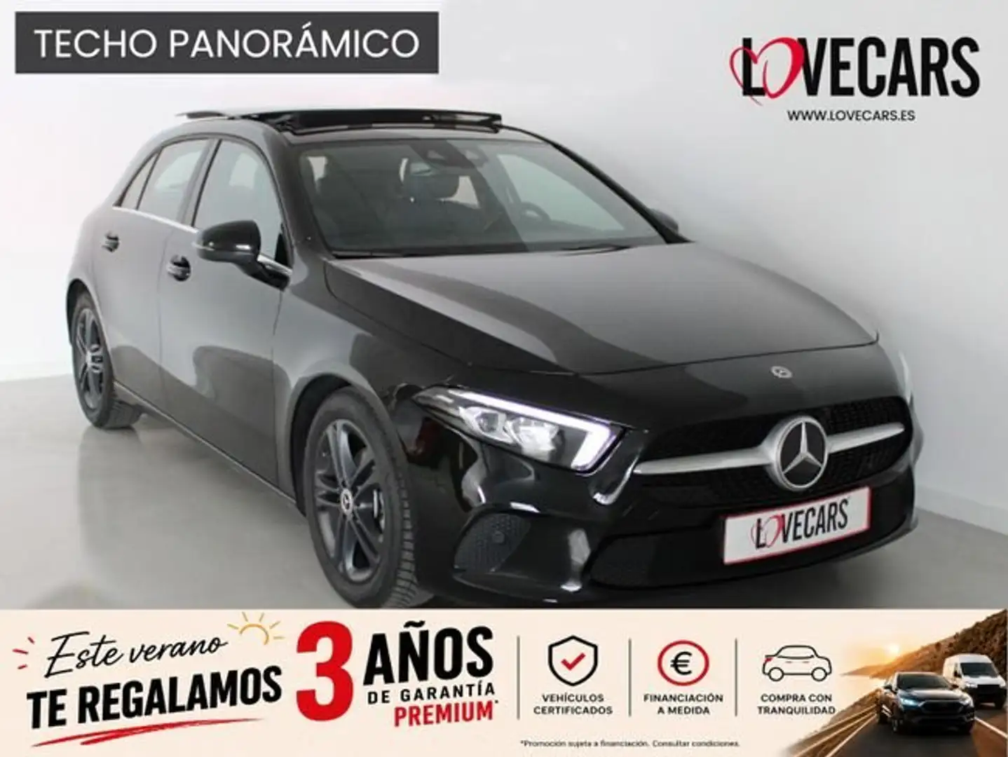 Mercedes-Benz A 180 180CDI Aut. Negro - 1