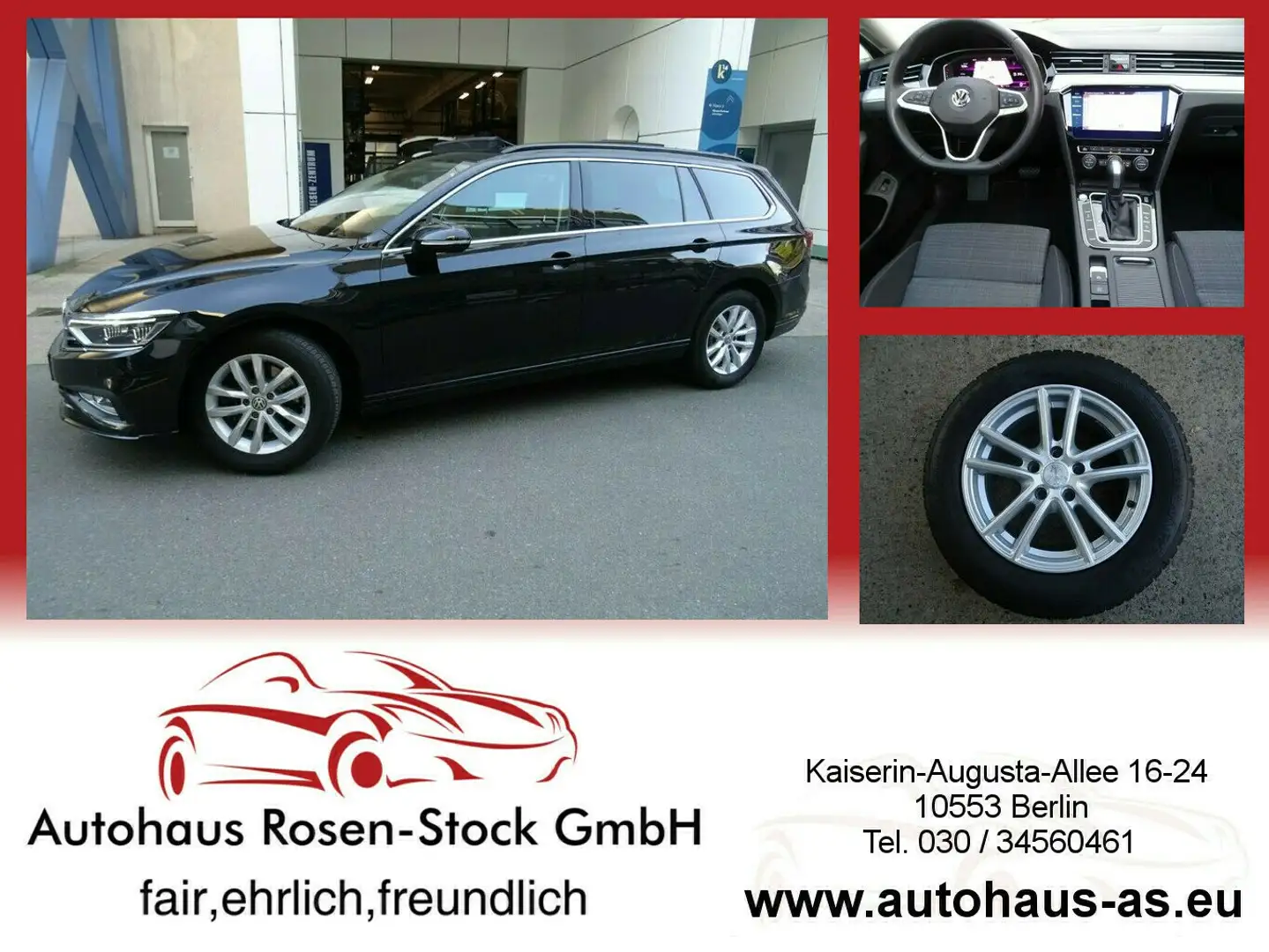 Volkswagen Passat Variant 2,0 TDI Automatik,Business,Mod.2020,ACC,36 Schwarz - 1