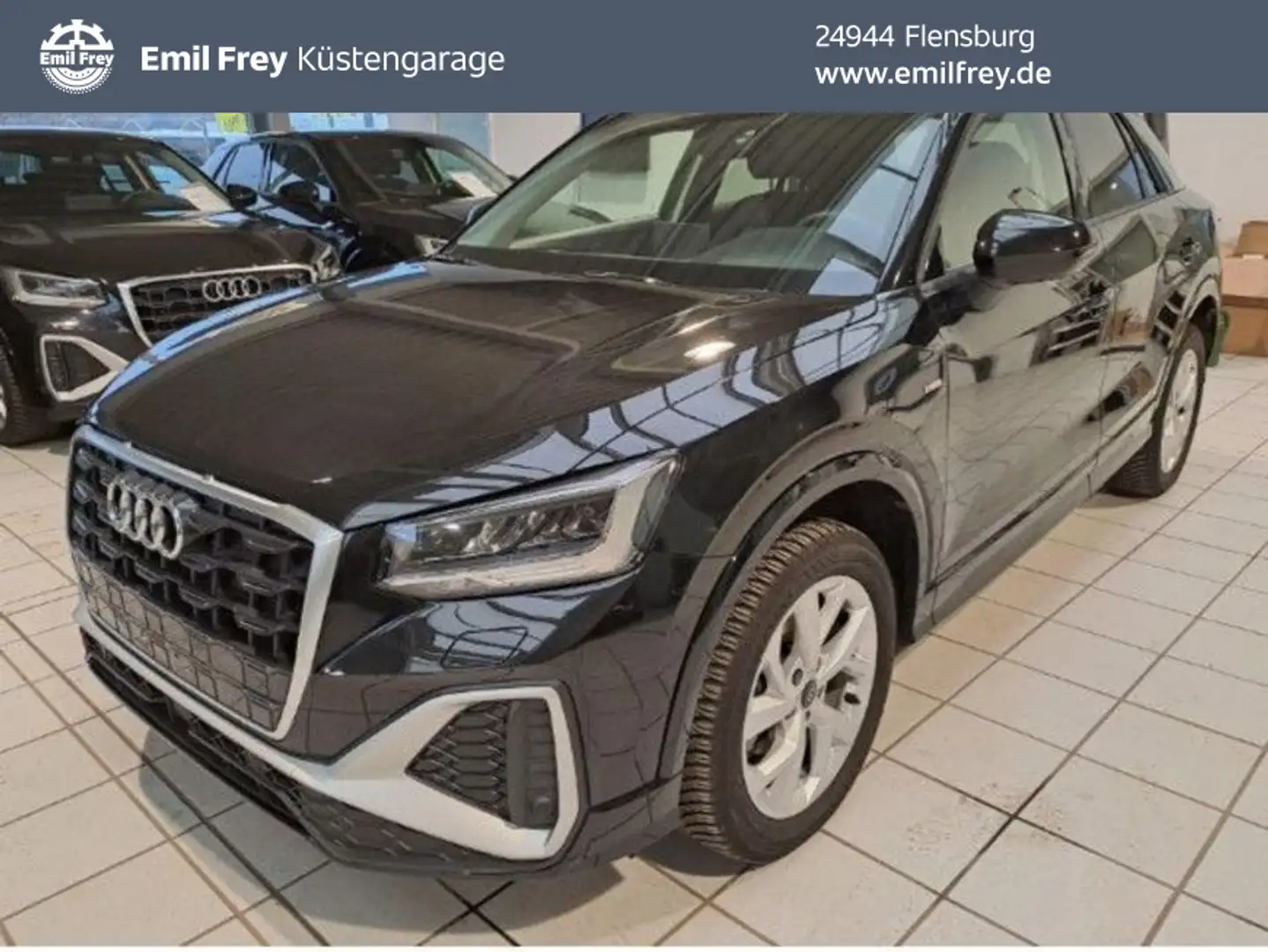 Audi Q2 35 TFSI S tronic S line NAVI Kamera SHZ EHK Zwart - 1