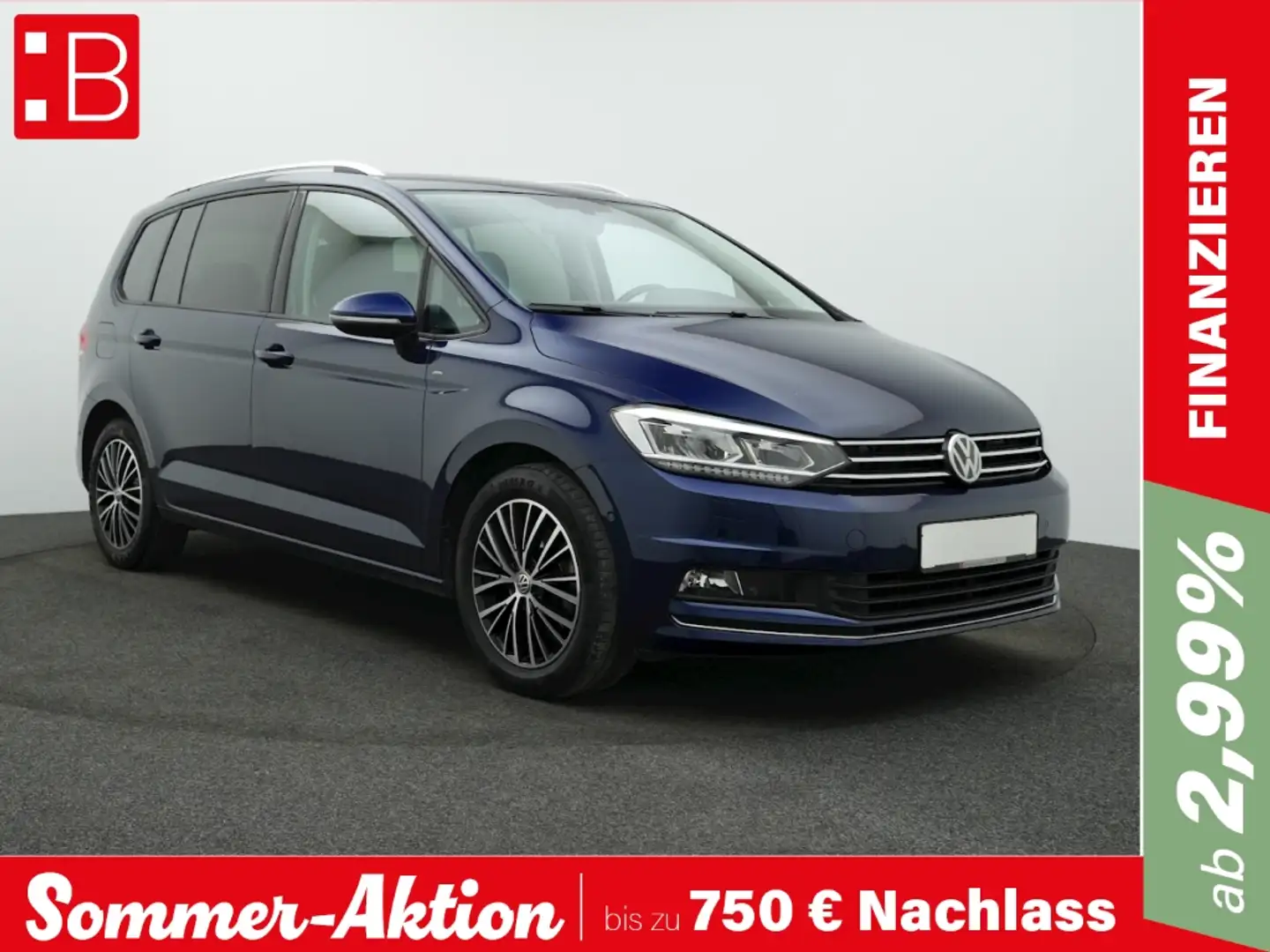Volkswagen Touran 1.4 TSI Join 7-SITZER AHK SHZ NAVI KAMERA Blau - 1