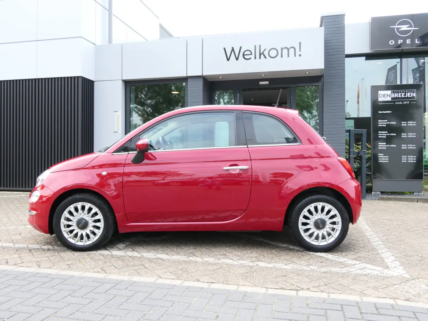 Fiat 500 1.2 Popstar | Bluetooth | Panoramadak | LMV 15'' Rojo - 2