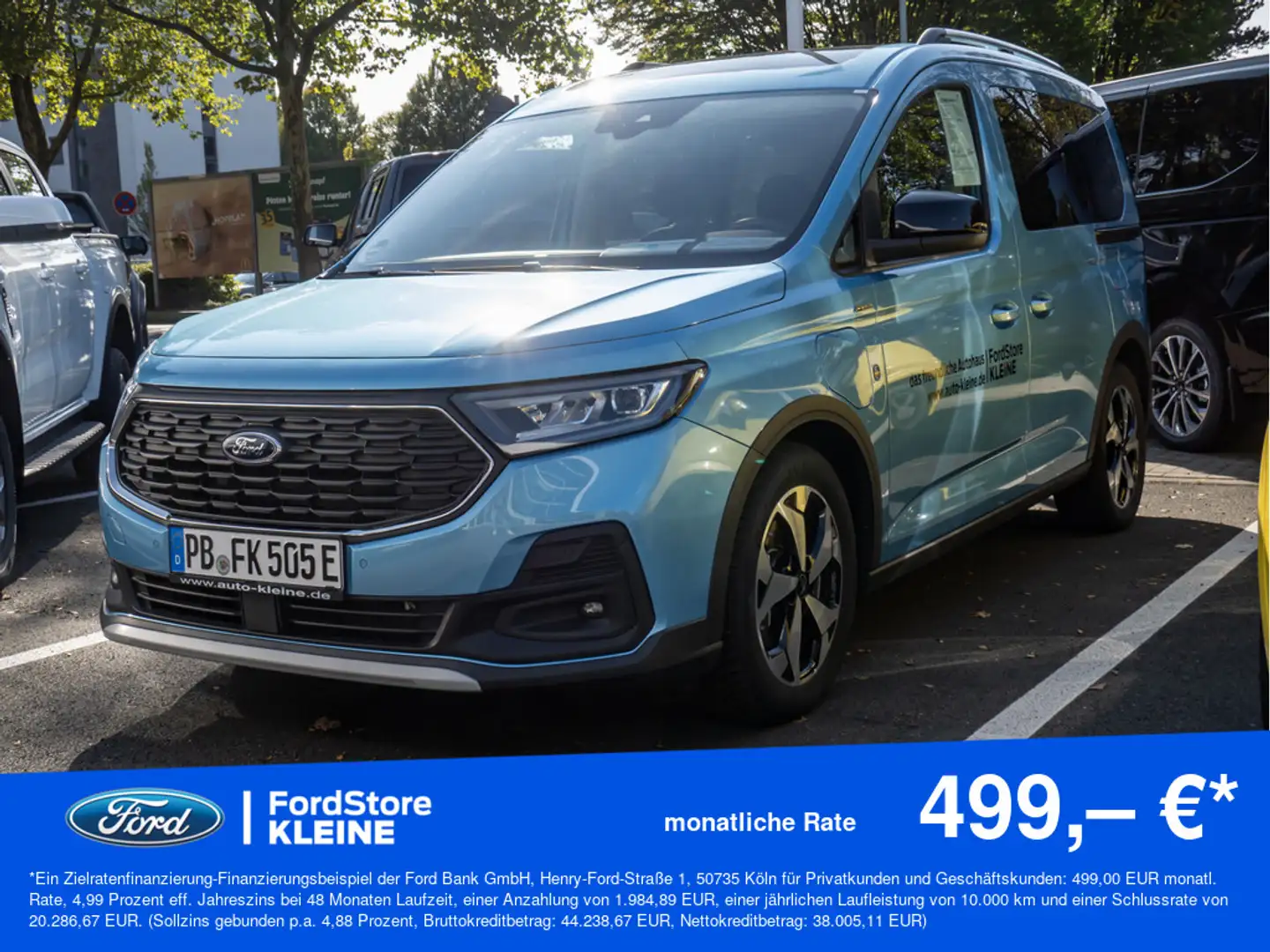 Ford Tourneo Connect Active 1,5 EcoBoost PHEV Blau - 1