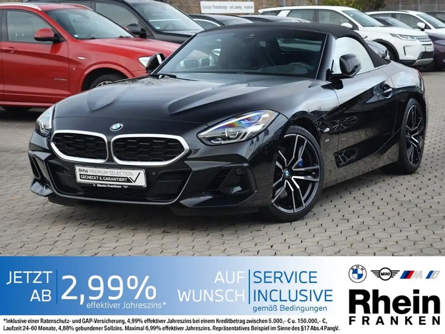 BMW Z4 sDrive 30i M Sport LiveCptProf.Ad.LED.Kam.ACC Schwarz - 1