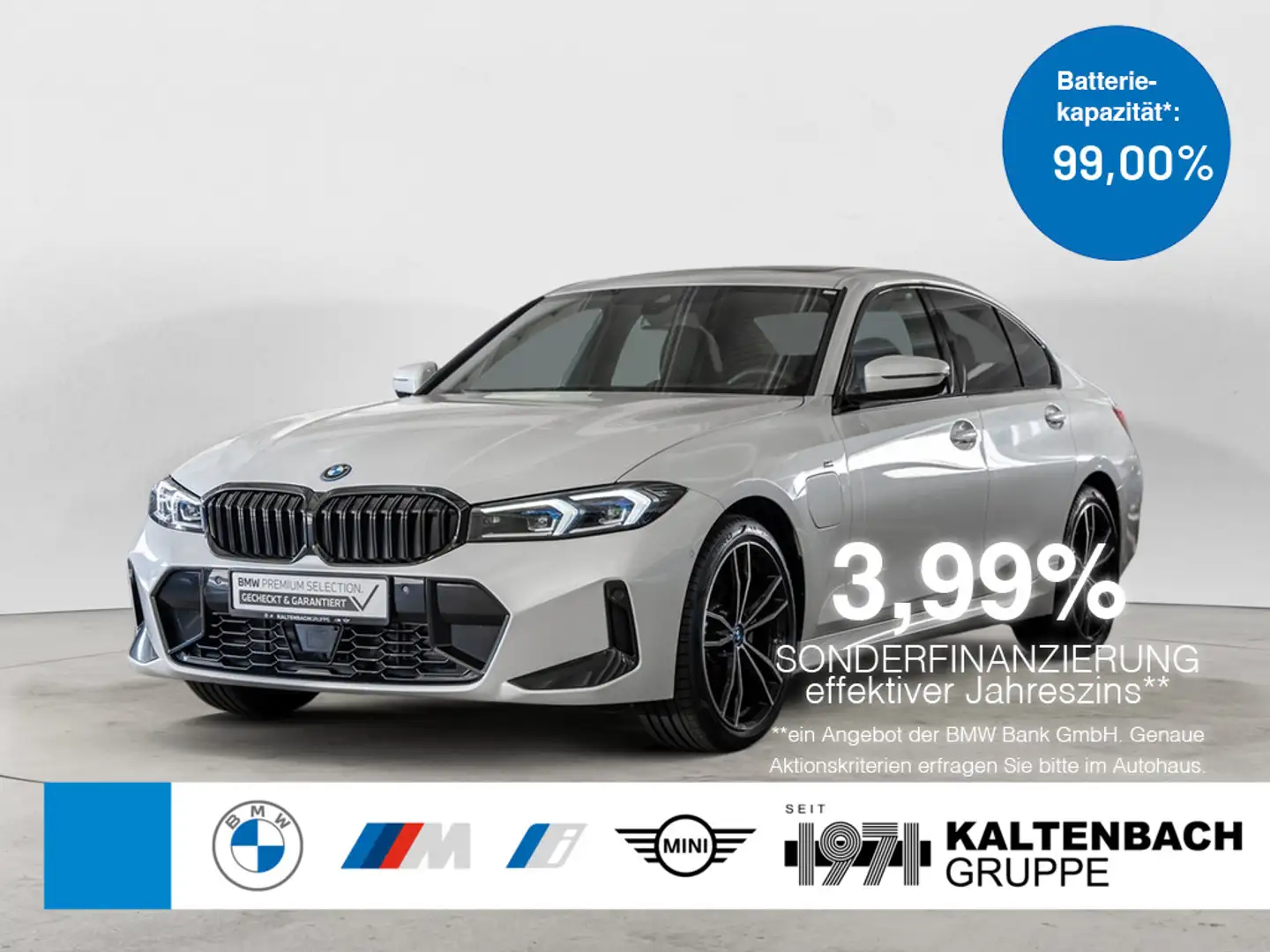 BMW 330 e xDrive M-Sport LED ACC NAVI HGSD SHZ PDC Weiß - 1