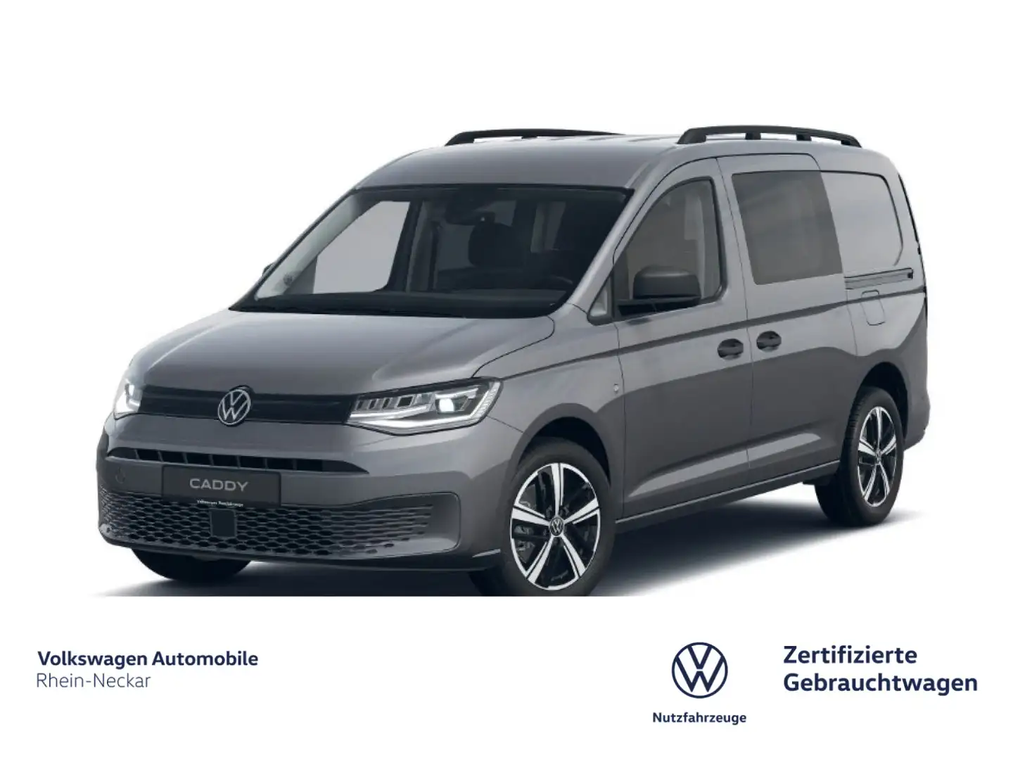 Volkswagen Caddy 1.5 TSI Flexible Maxi AHK Klima Radio uvm Grau - 2