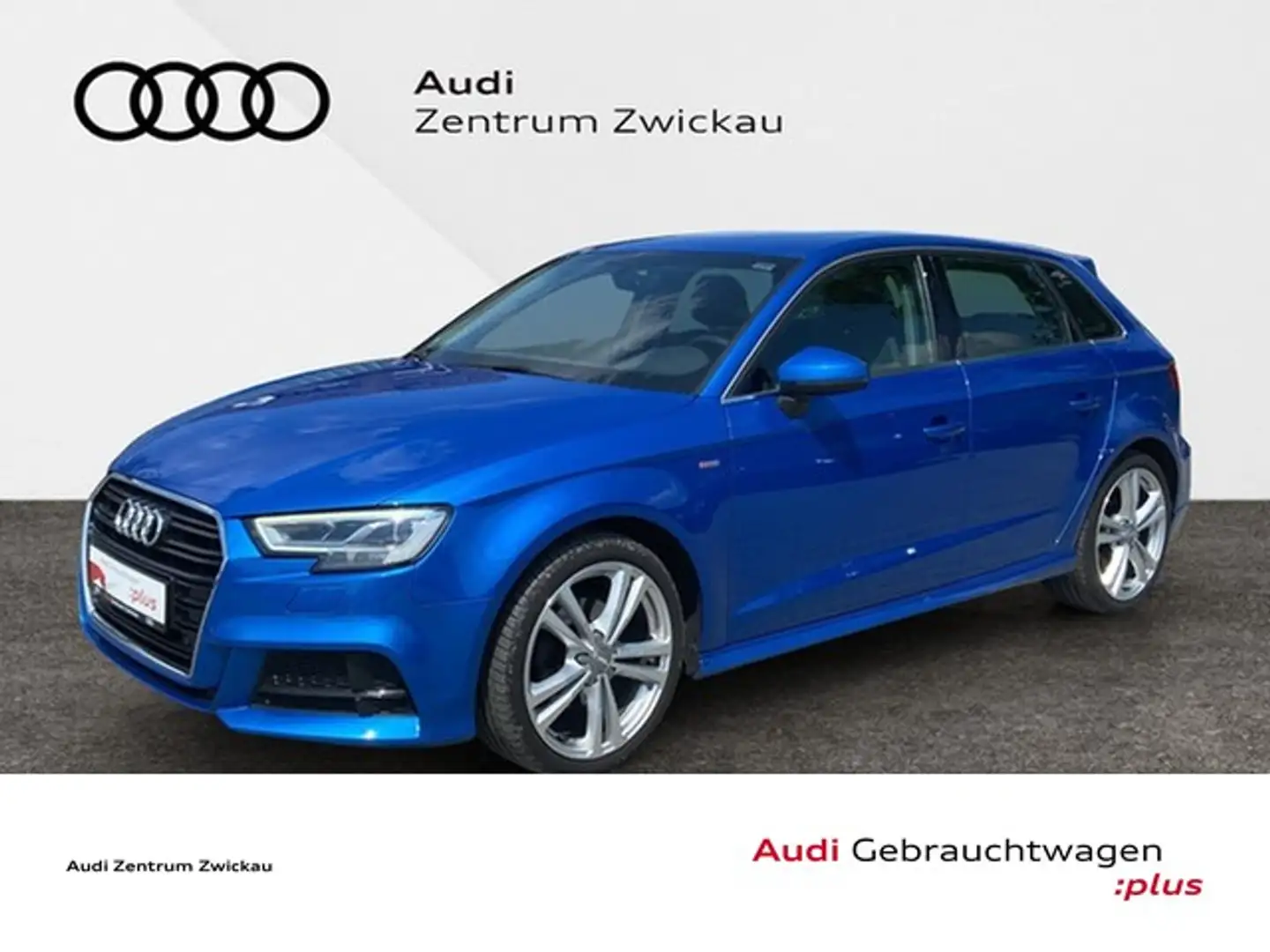 Audi A3 Sportback 30TDI Sport LED Scheinwerfer, Sitzhei... Blau - 1