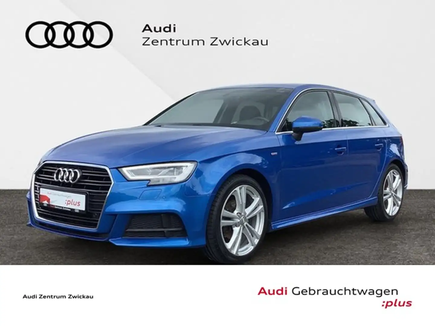 Audi A3 Sportback 30TDI Sport LED Scheinwerfer, Sitzhei... Blauw - 1