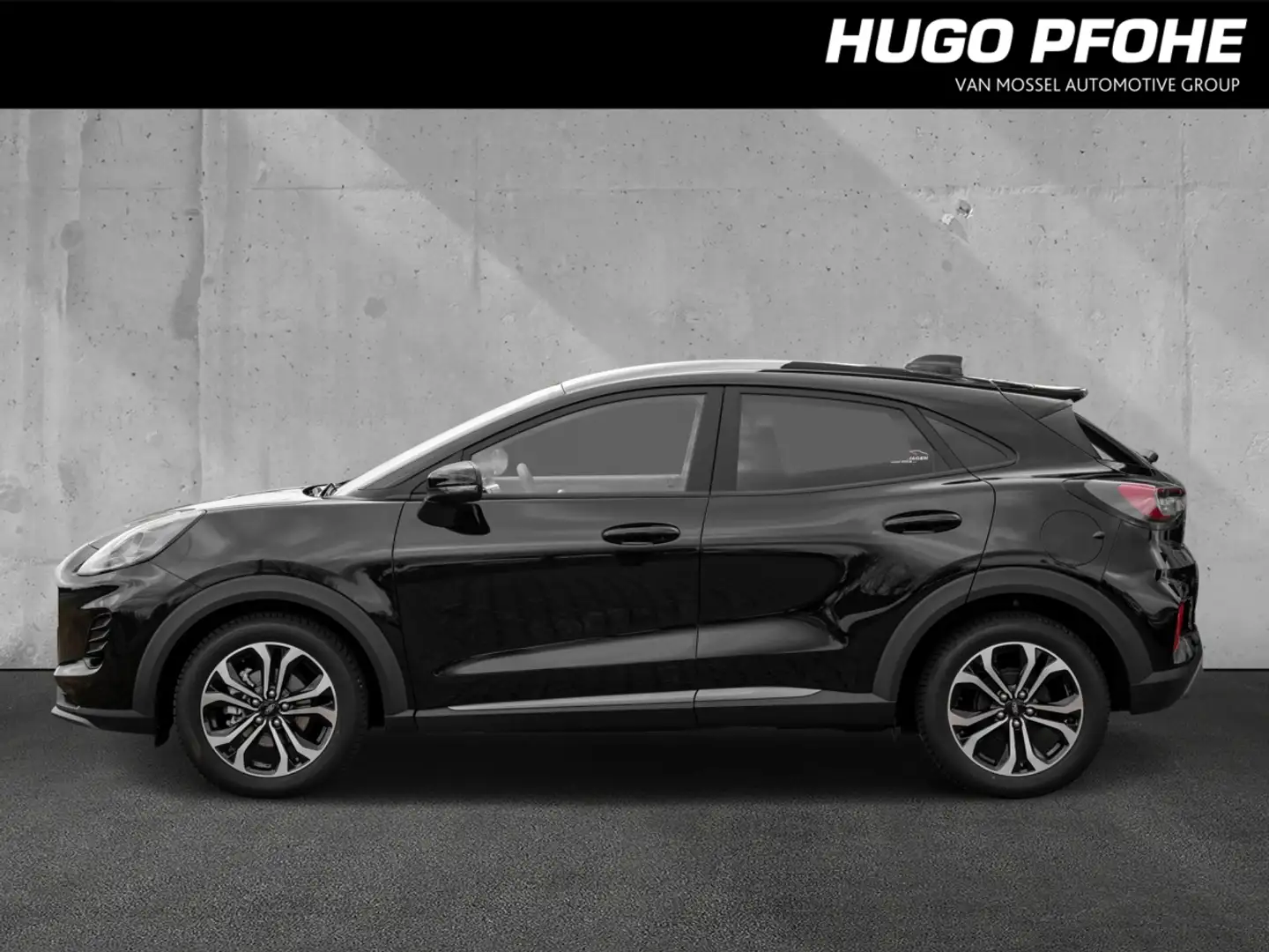 Ford Puma Titanium 5-Türer 1.0 l EcoBoost Hybrid . 7-Gang-Po Schwarz - 2