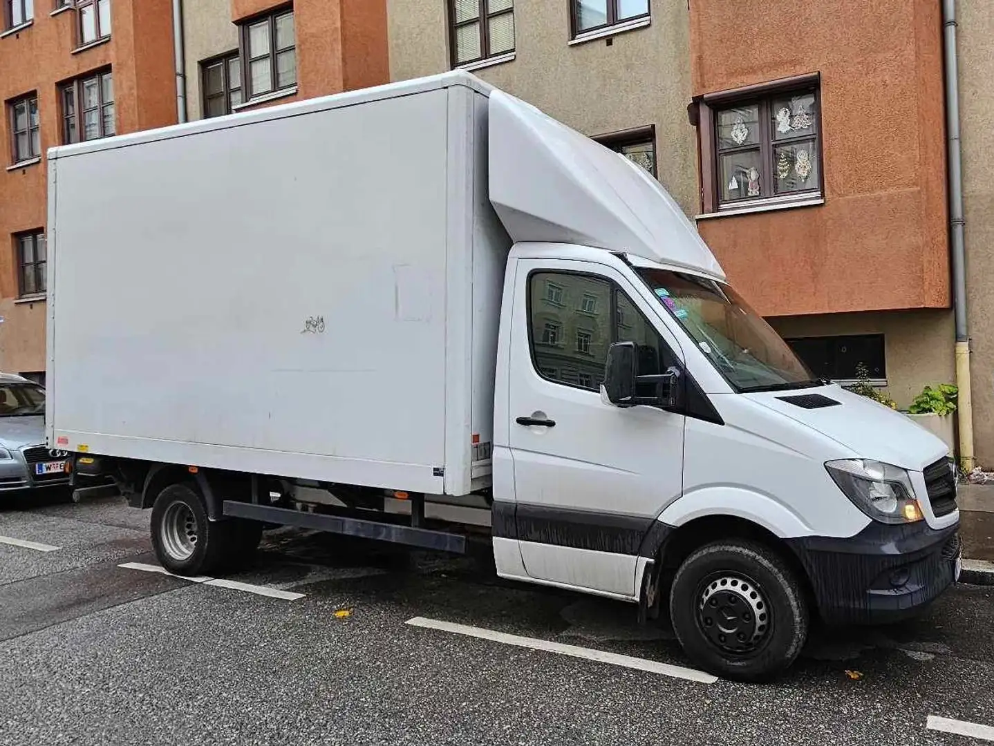 Mercedes-Benz Sprinter Lastkraftwagen, kasten mit LBW Weiß - 1