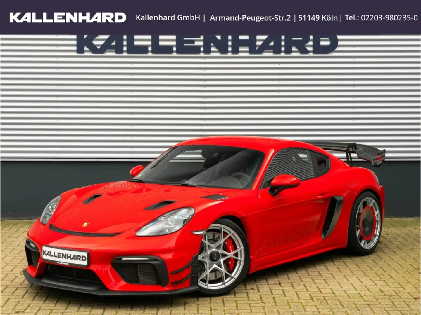 Porsche Cayman 718 GT4 RS- Lift-PDLS LED-Full Manthey Racing Rot - 2