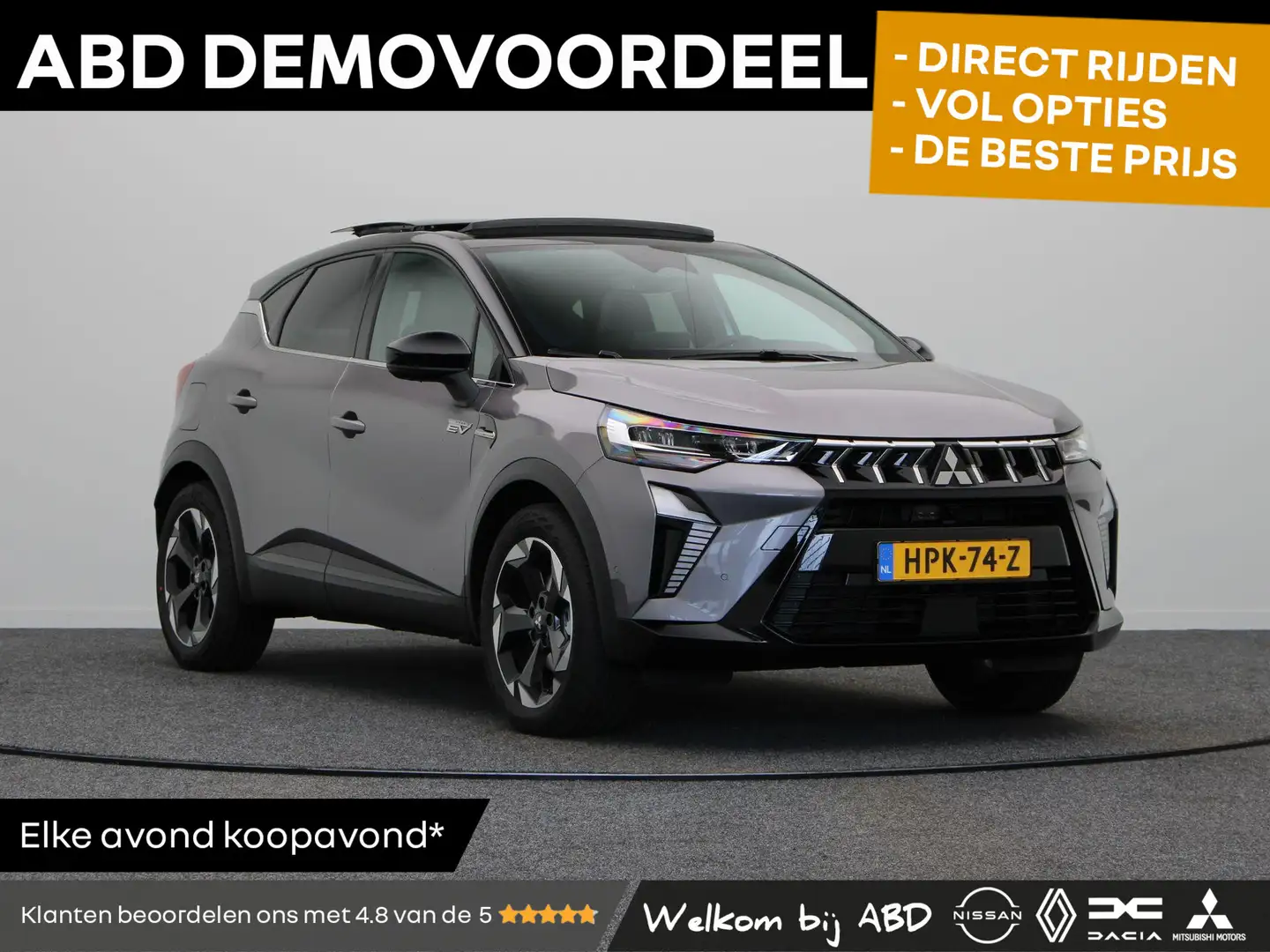 Mitsubishi ASX 1.6 HEV AT Instyle | panorama dak | Leder | 360 ca Gris - 1
