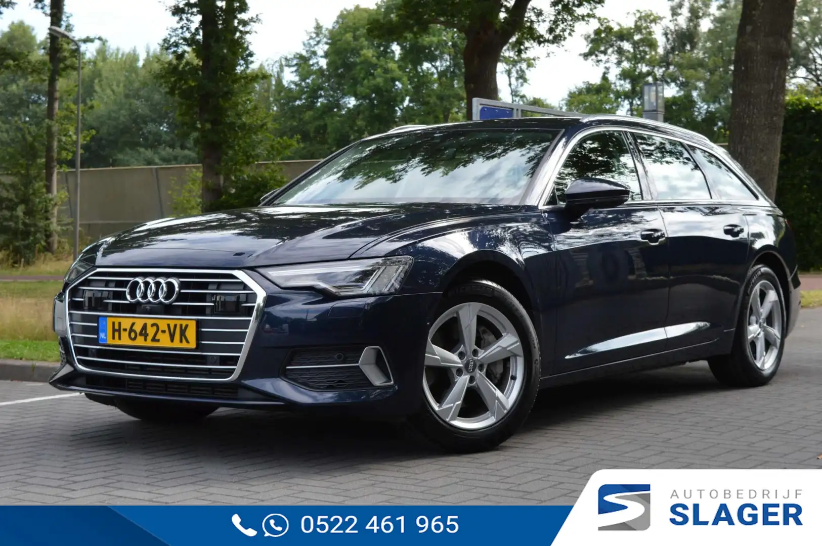 Audi A6 Avant 45 TFSI Pro Line - ACC|Trekhaak|360° camera| Blauw - 1