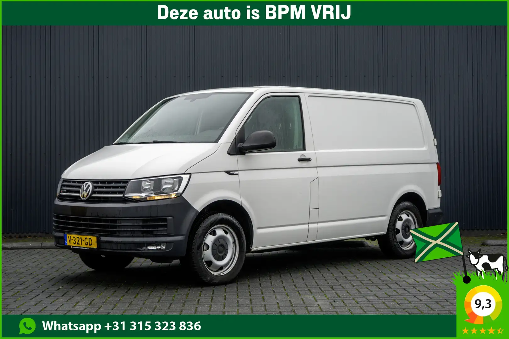 Volkswagen T6 Transporter 2.0 TDI L1H1 | 4Motion | 200PK | Automaat | 1ste e Wit - 1