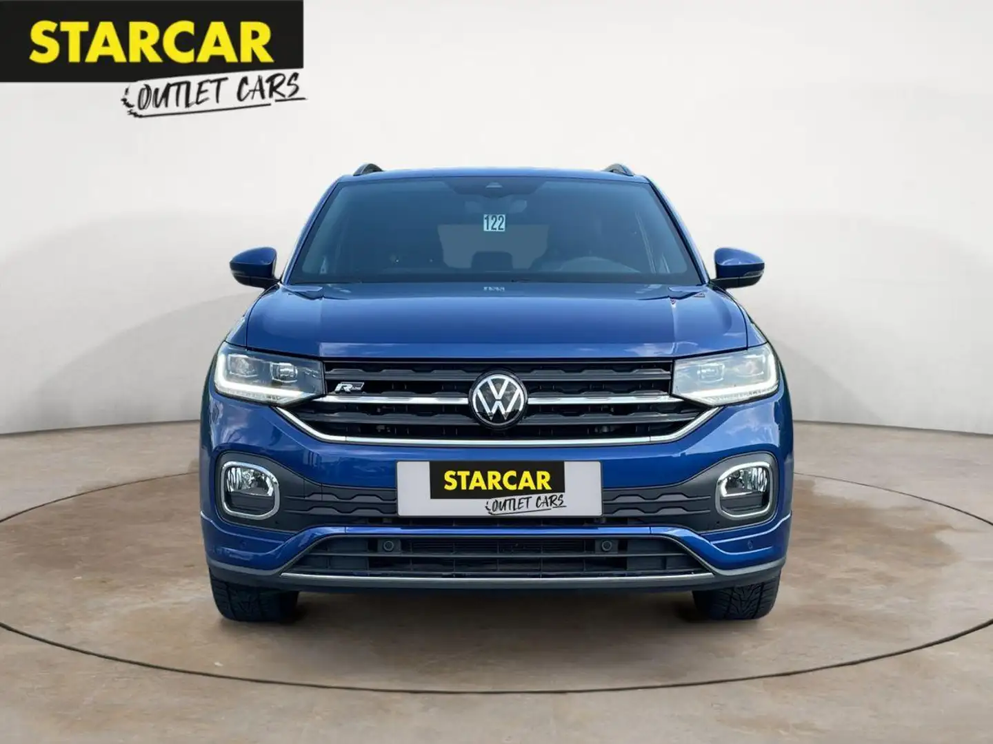 Volkswagen T-Cross R-LINE 1.0TSI +NAVI+ACC+LED+IQ.DRIVE-PAKET Kék - 2