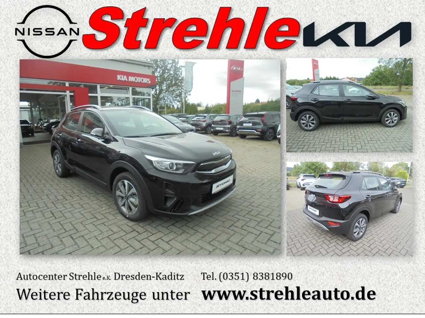 Kia Stonic Vision 1.0T-GDI 6MT Navi STD Schwarz - 1