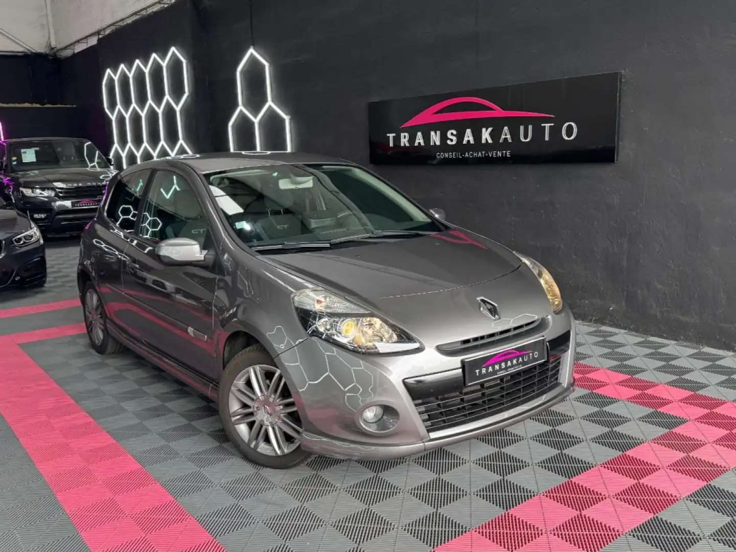 Renault Clio III GT 128 ch 1.6 Entretien OK ~ Apple Carplay ~ R Gris - 1