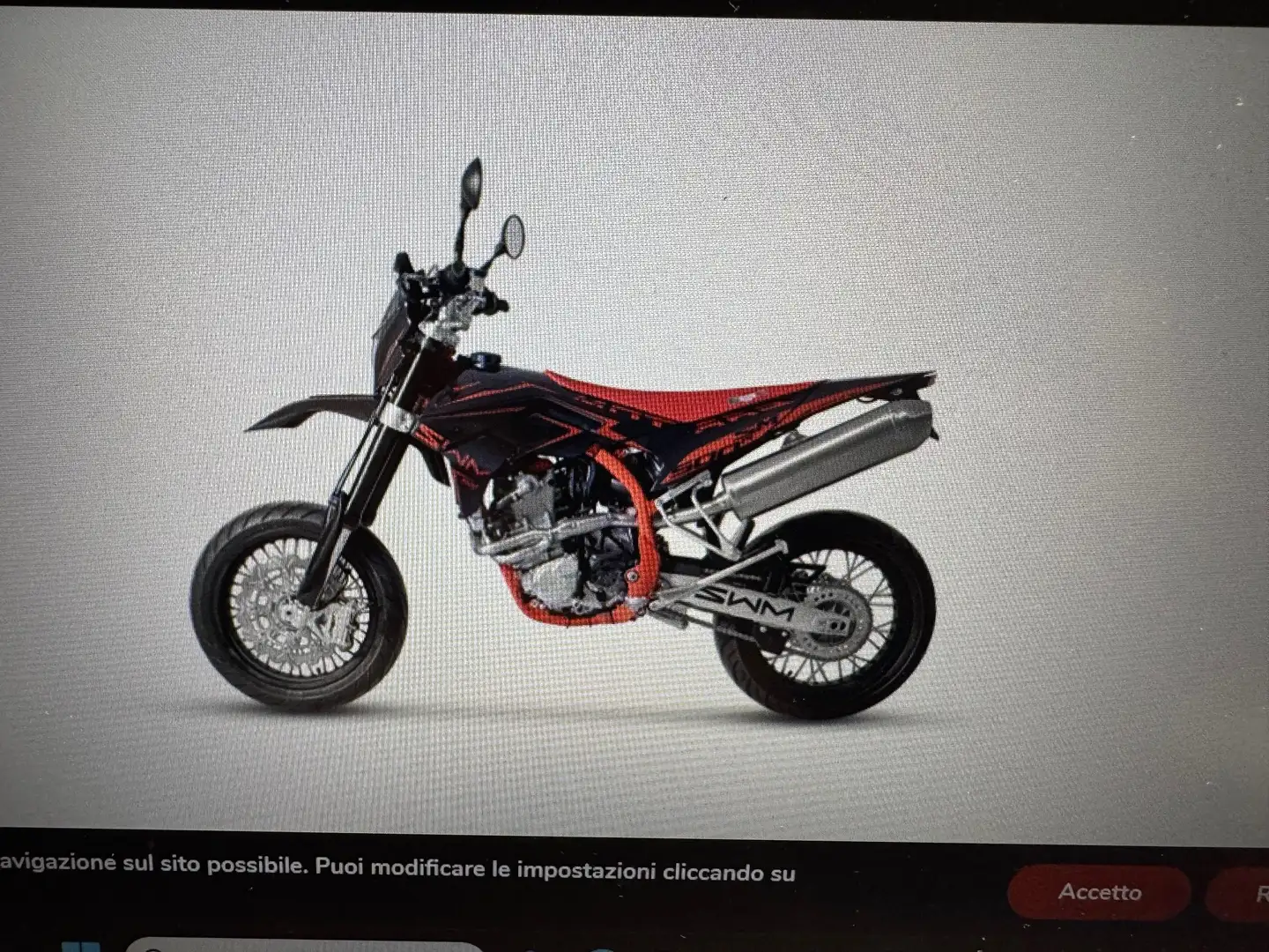 SWM SM 500 R SUPERMOTARD 2026 Rosso - 1