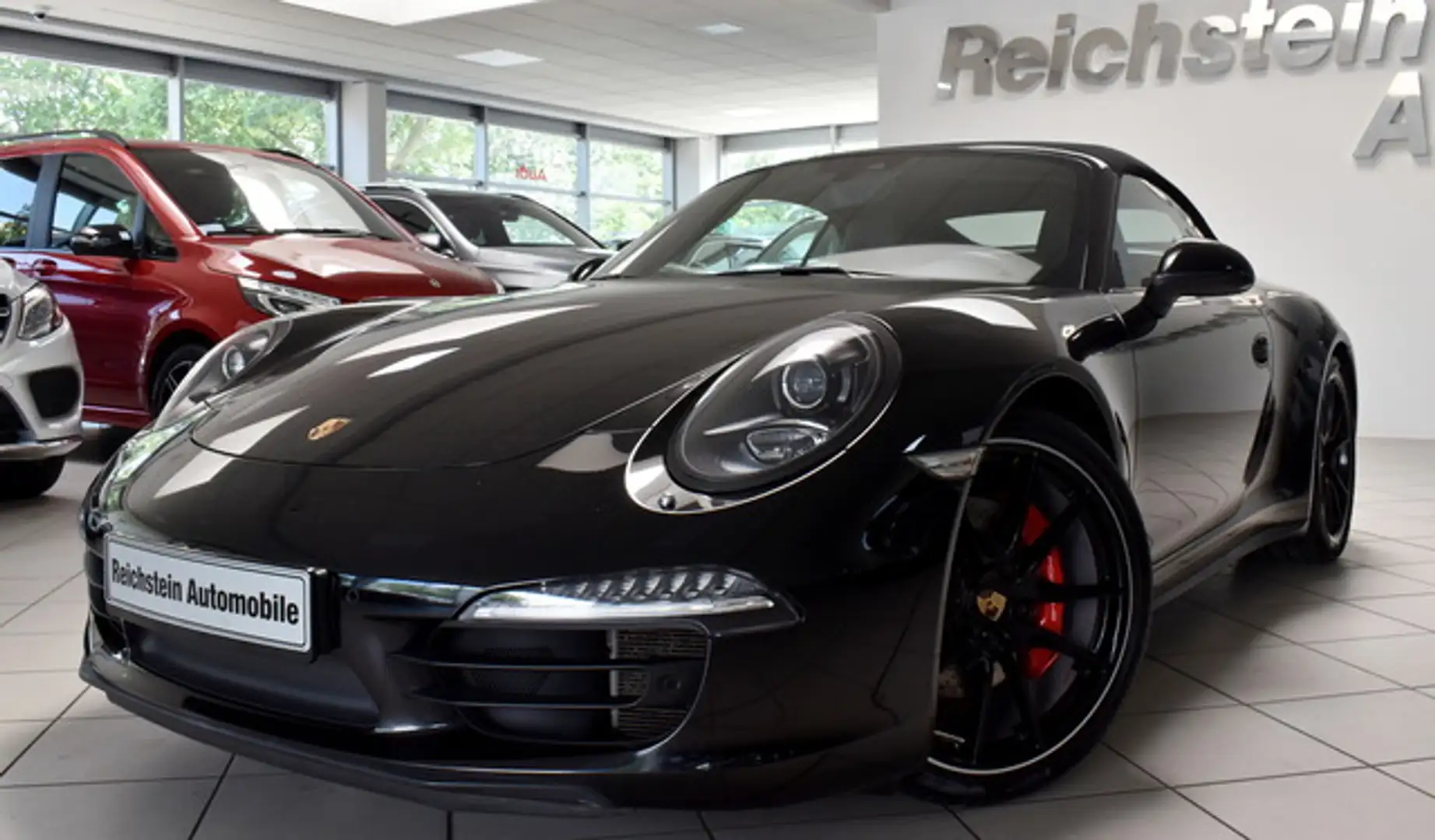 Porsche 911 Carrera 4S Cabrio 50 Jahre Porsche Scheckhe Schwarz - 2