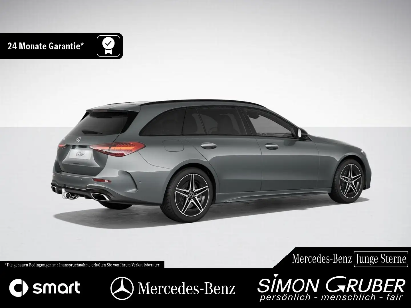 Mercedes-Benz C 300 Te AMG Pano Massage Sitzklima HUD AHK Grau - 2