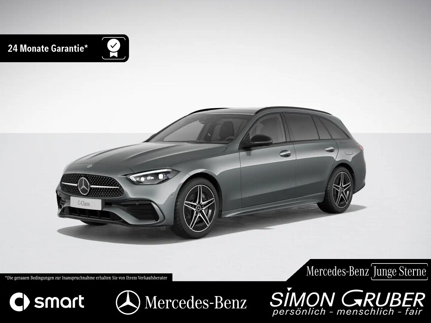 Mercedes-Benz C 300 Te AMG Pano Massage Sitzklima HUD AHK Grau - 1