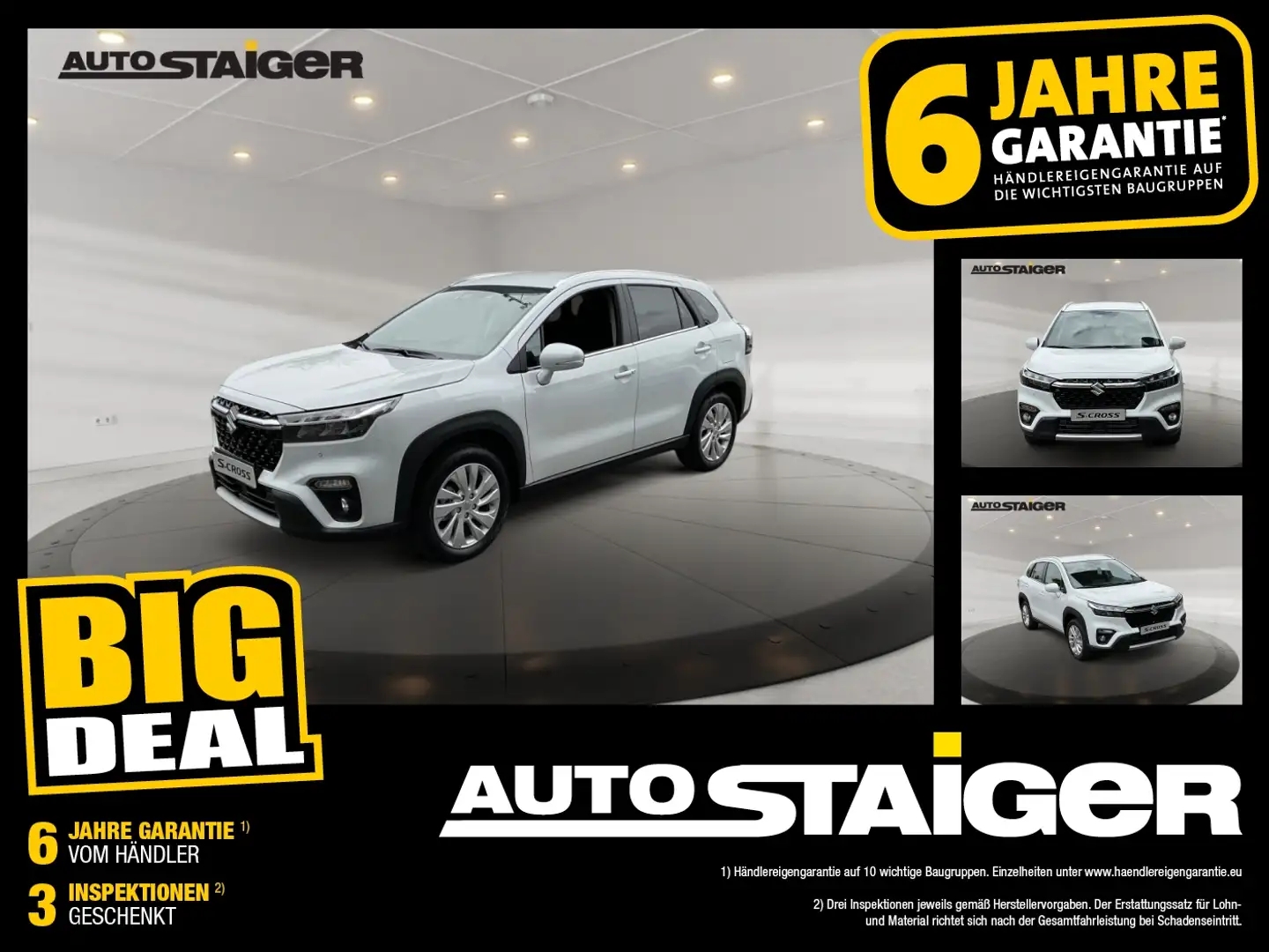 Suzuki S-Cross Comfort+ 1.4 Allrad, Vollausstattung Weiß - 1