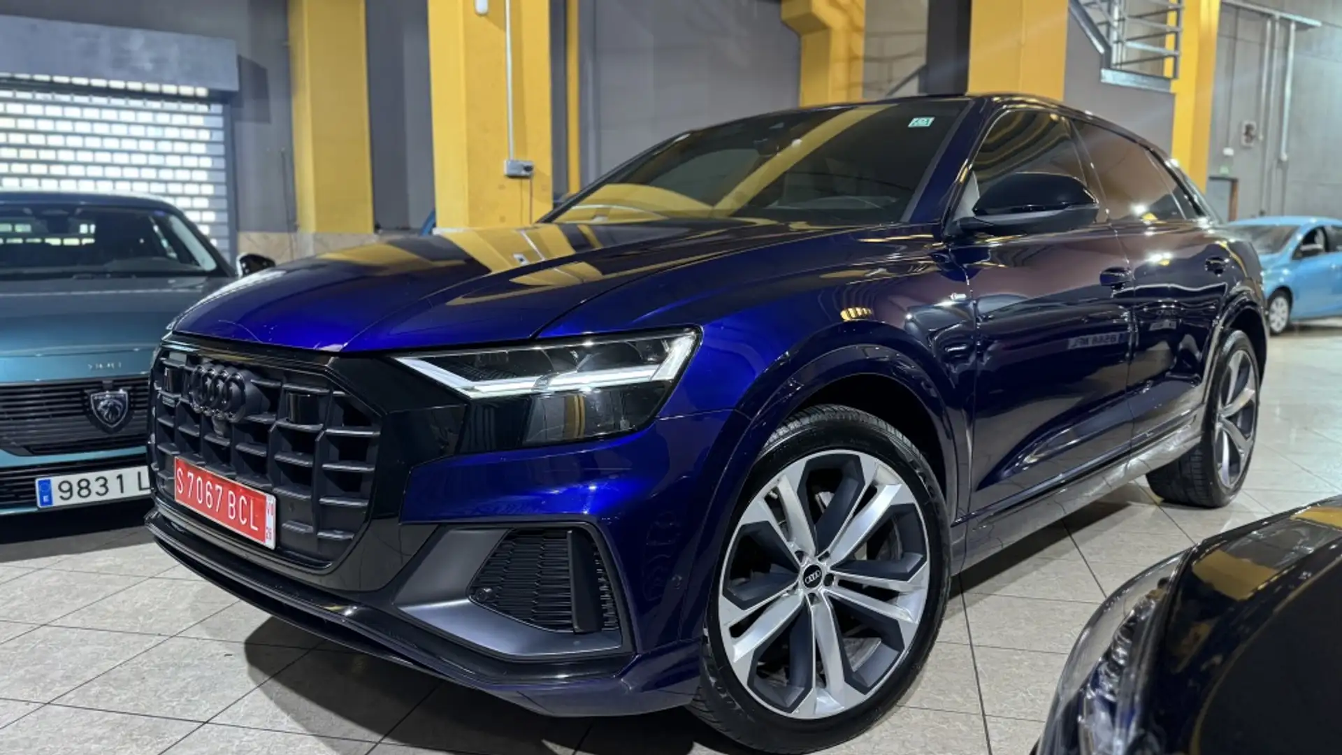 Audi Q8 45 TDI Black line quattro tiptronic Azul - 1