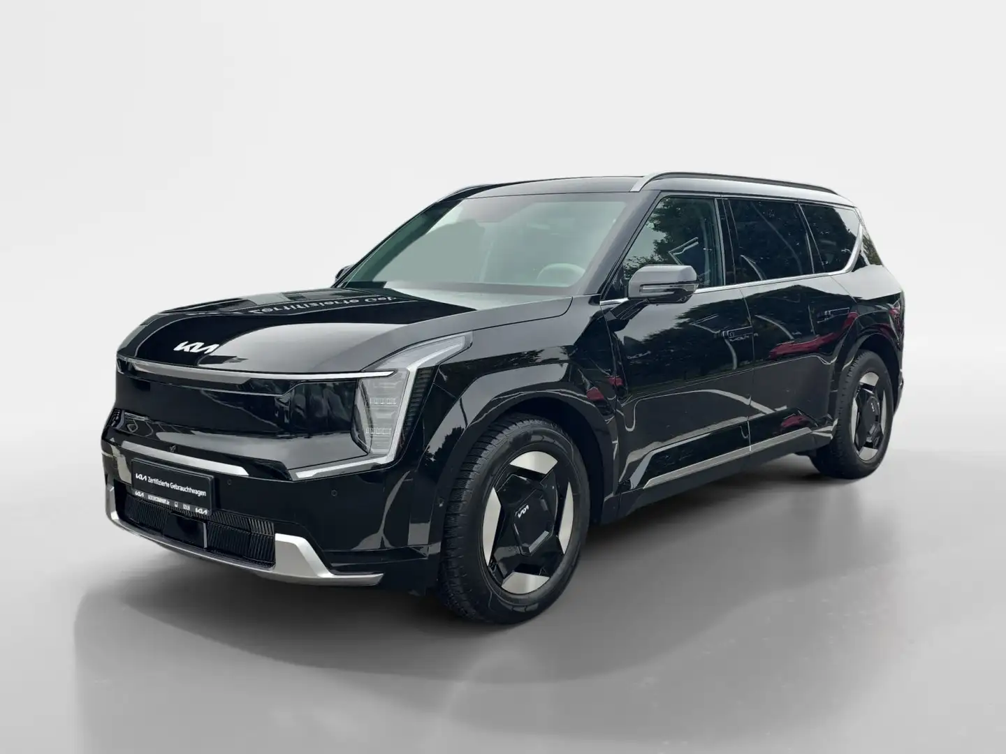 Kia EV9 99.8kWh RWD 6Sitzer+Allwetter+Leder+360Kamera Zwart - 2