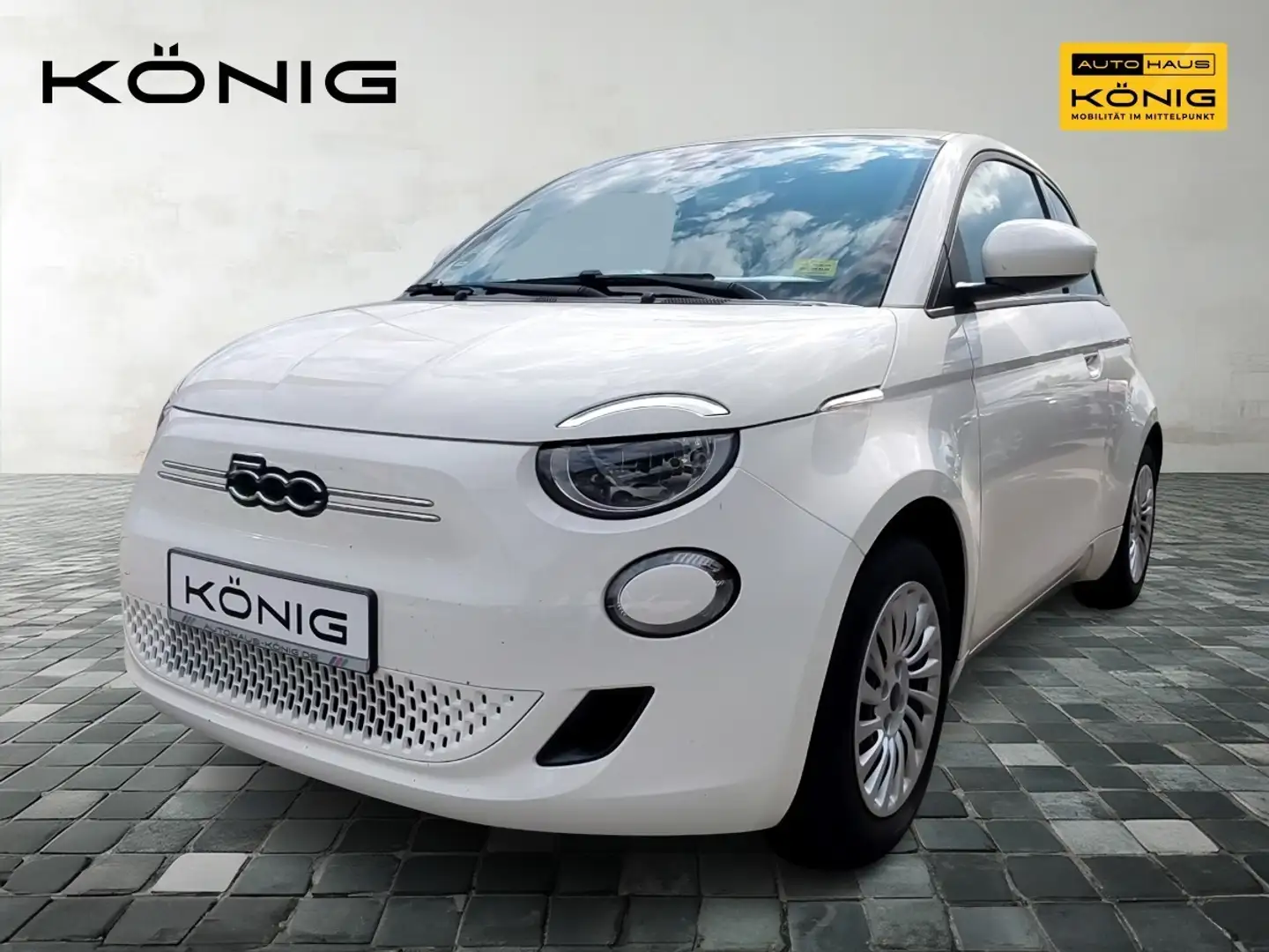 Fiat 500e *CarPlay*Android Auto*Klima*Radio*Allwetter Blanc - 1