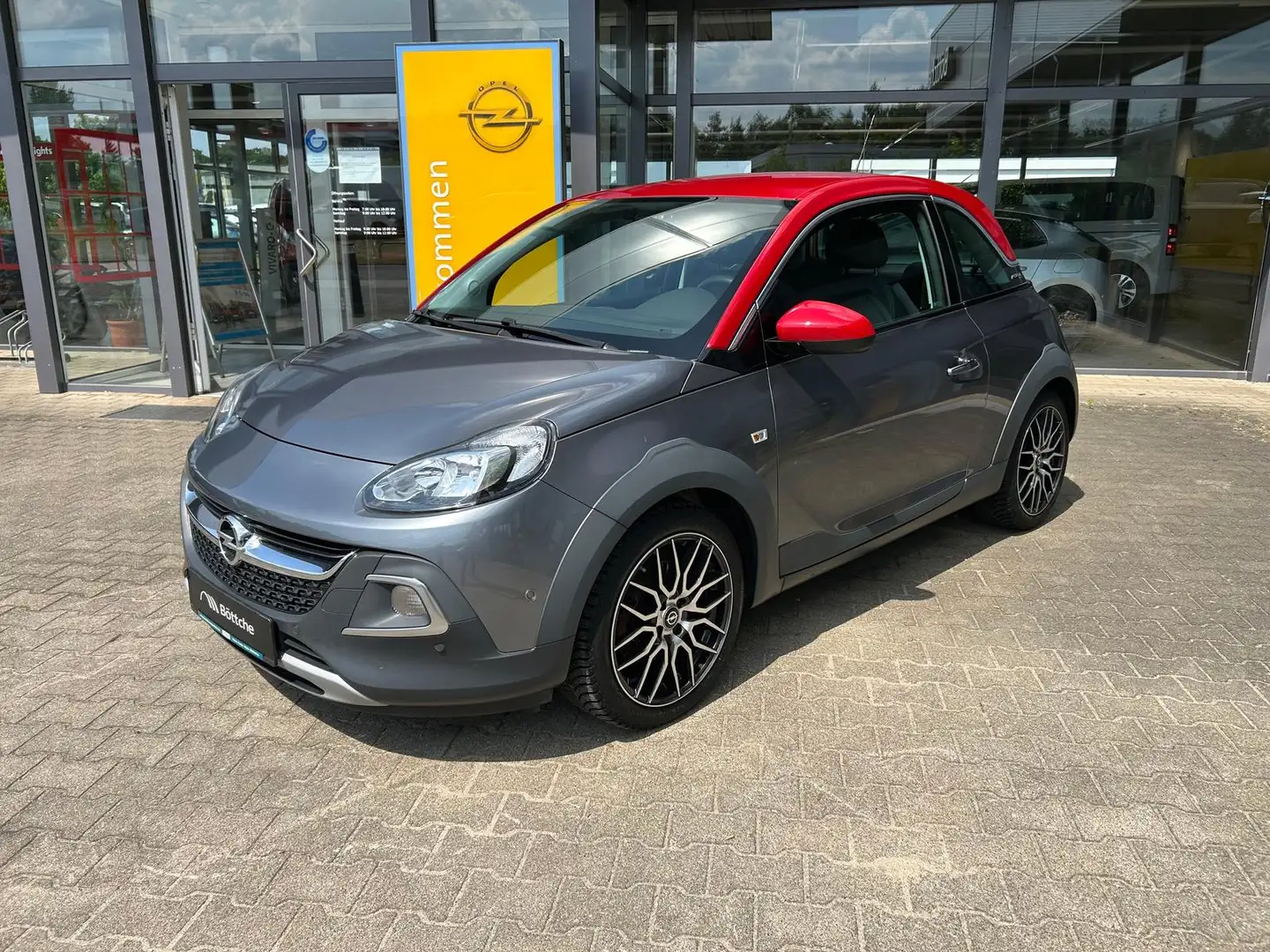 Opel Adam Rocks 1.0 INFINITY SOUND/SHZ/LHZ/KLIMA/Assistenzsy Grijs - 2