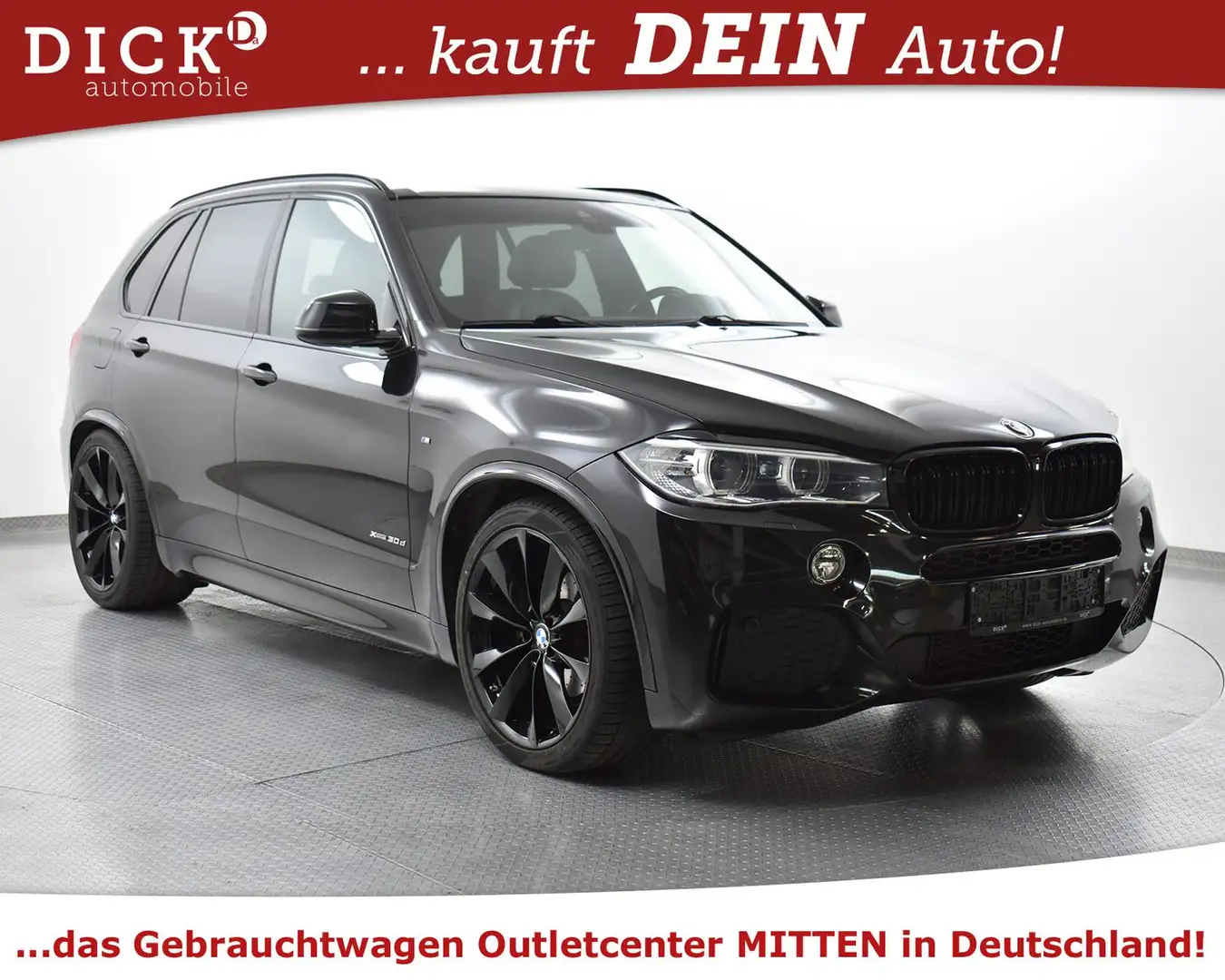 BMW X5 xDr 30d Sport Aut. M PAKET+SHADO+PANO+MEMO+21 Noir - 1
