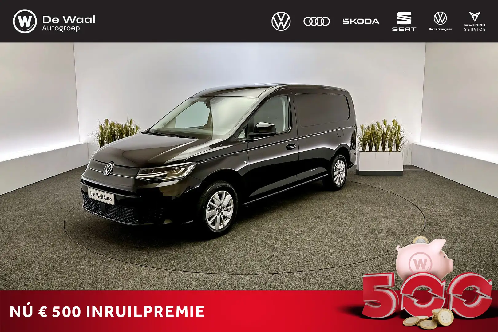 Volkswagen Caddy Maxi 2.0 TDI 123pk DSG Comfort | Navigatie, Achter Zwart - 1