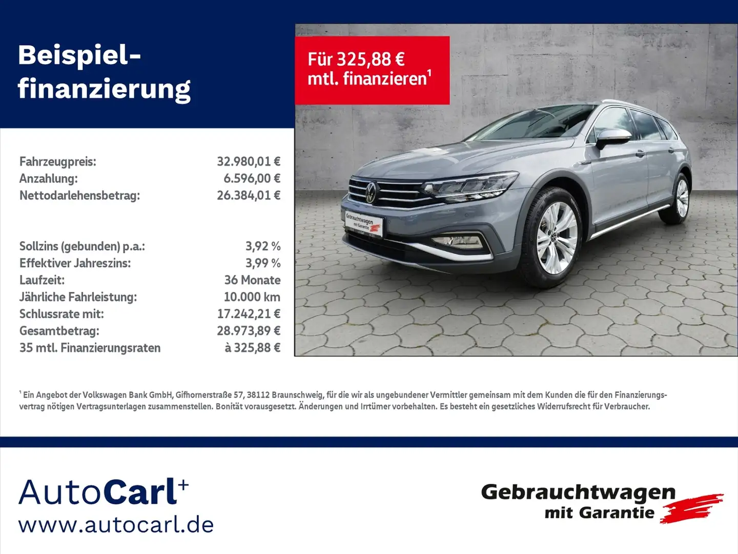 Volkswagen Passat Alltrack 2.0 TDI 4Motion DSG BusinessPrem. KLIMA LED NAVI Grau - 1