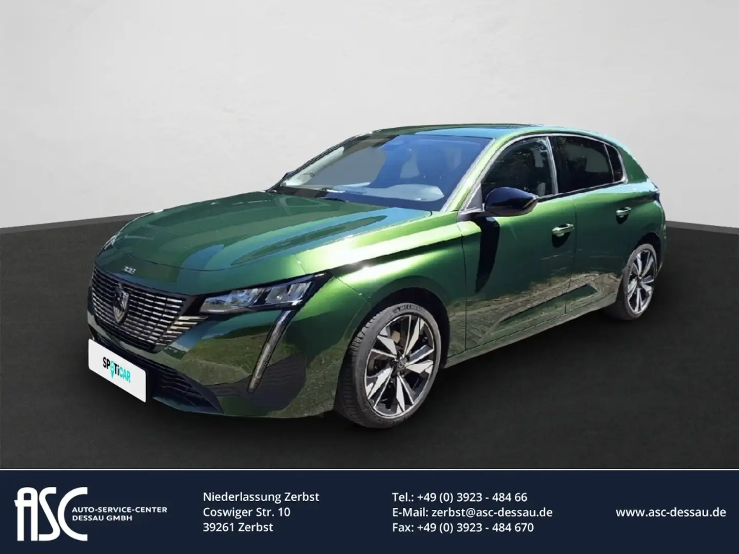 Peugeot 308 ALLURE PT130 EAT Navi, SHZ, DAB,EPH vo+hi,Kamera Groen - 1