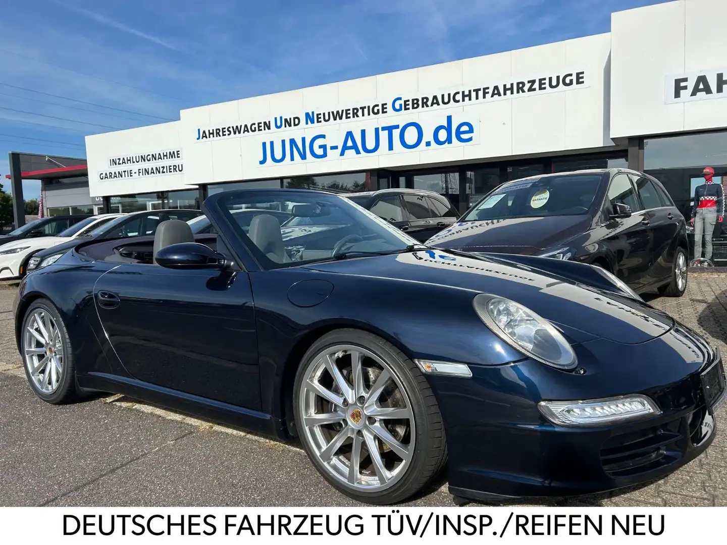 Porsche 997 CABRIO NAVI BOSE BI-XENON 19 ZOLL PDC Bleu - 1