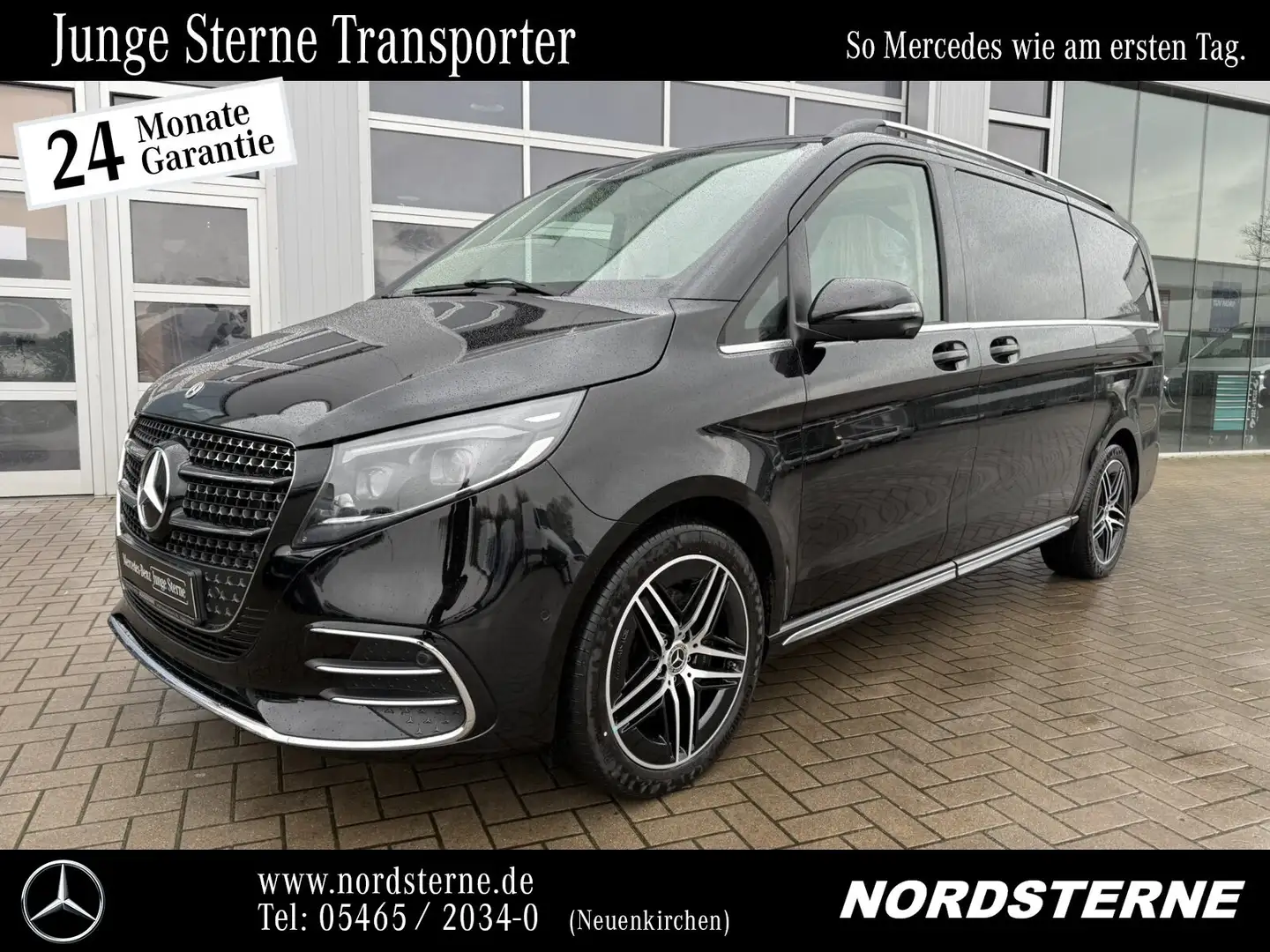 Mercedes-Benz V 300 V 300 d EXCLUSIVE +AMG+DISTR.+BURMESTER+AIRMATIC Noir - 1