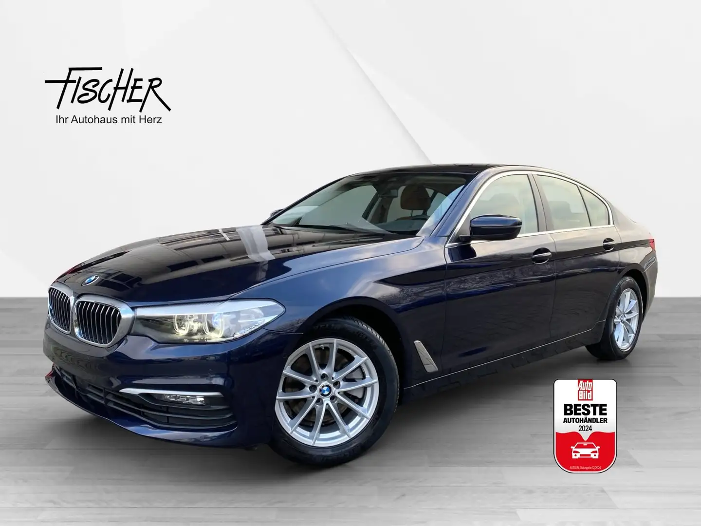 BMW 520 d Limousine Memory Ambiente H&K Leder Kék - 1