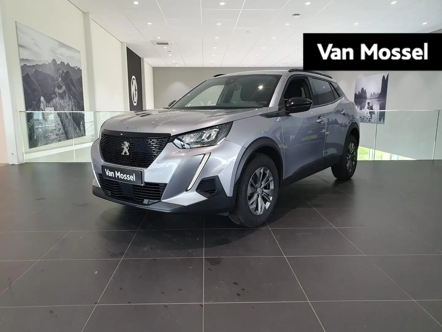 Peugeot 2008 1.2 PureTech Style | Airco | Apple Carplay/Android Grijs - 1