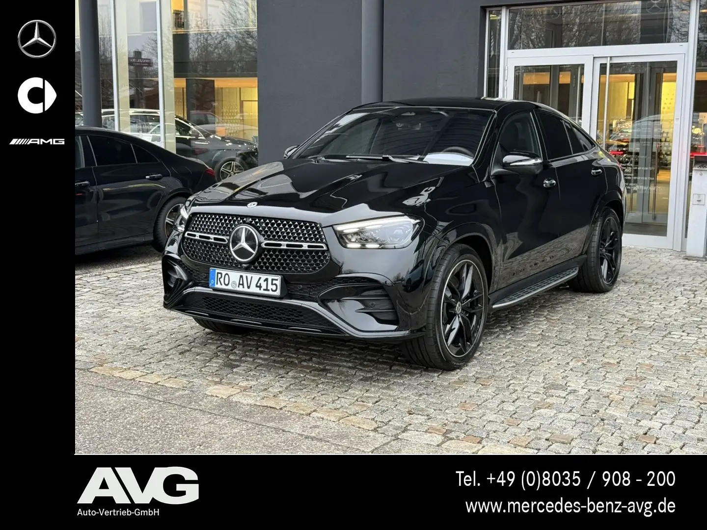 Mercedes-Benz GLE 450 GLE 450 d 4M Coupé AMG Pano HuD DIGITAL Bur 360° Nero - 1