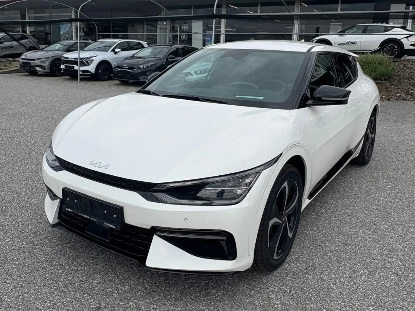 Kia EV6 GT-LINE/Pro 77,4kWh Bílá - 1